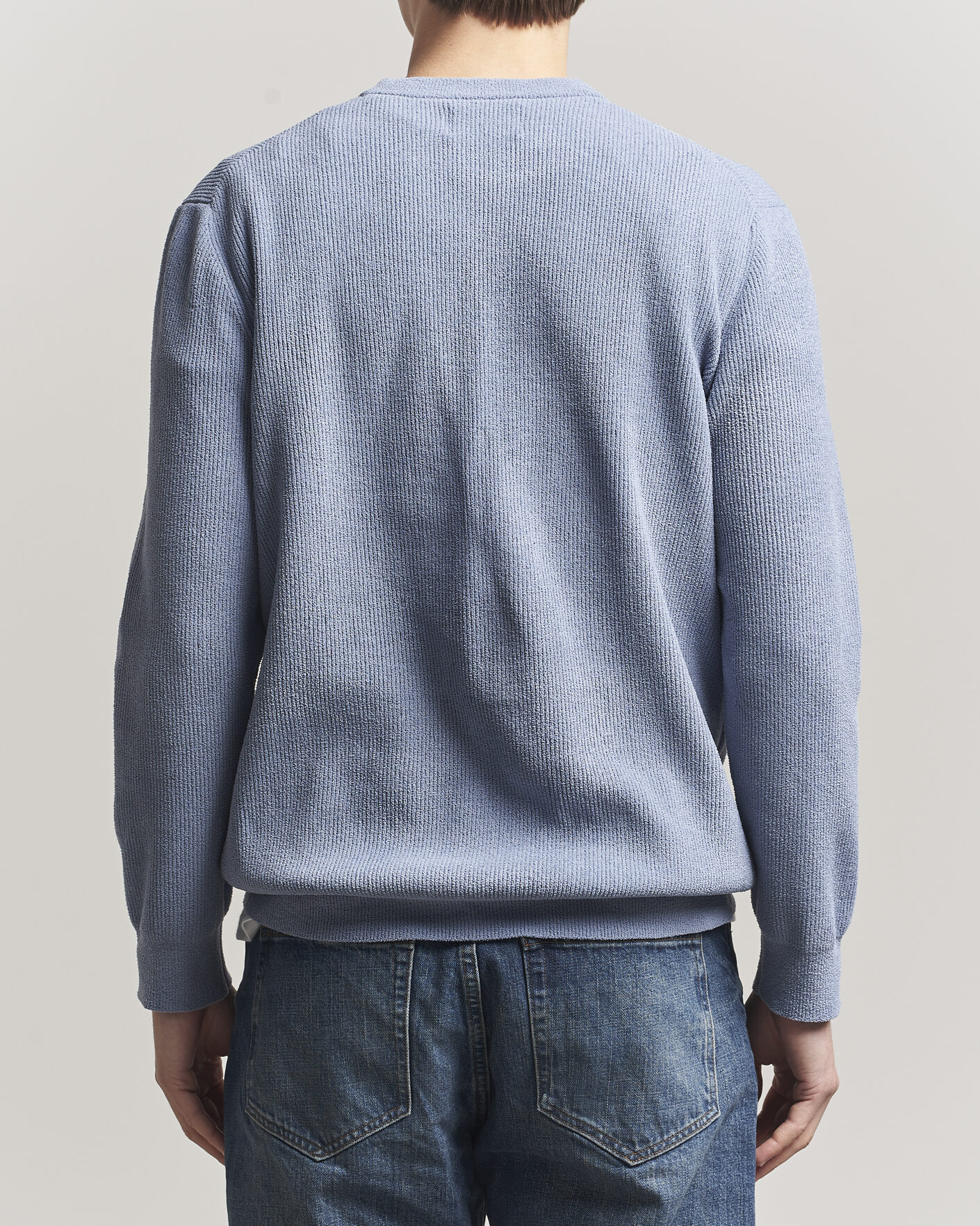 Heren | Truien | NN07 | Danny Knitted Sweater Stone Blue
