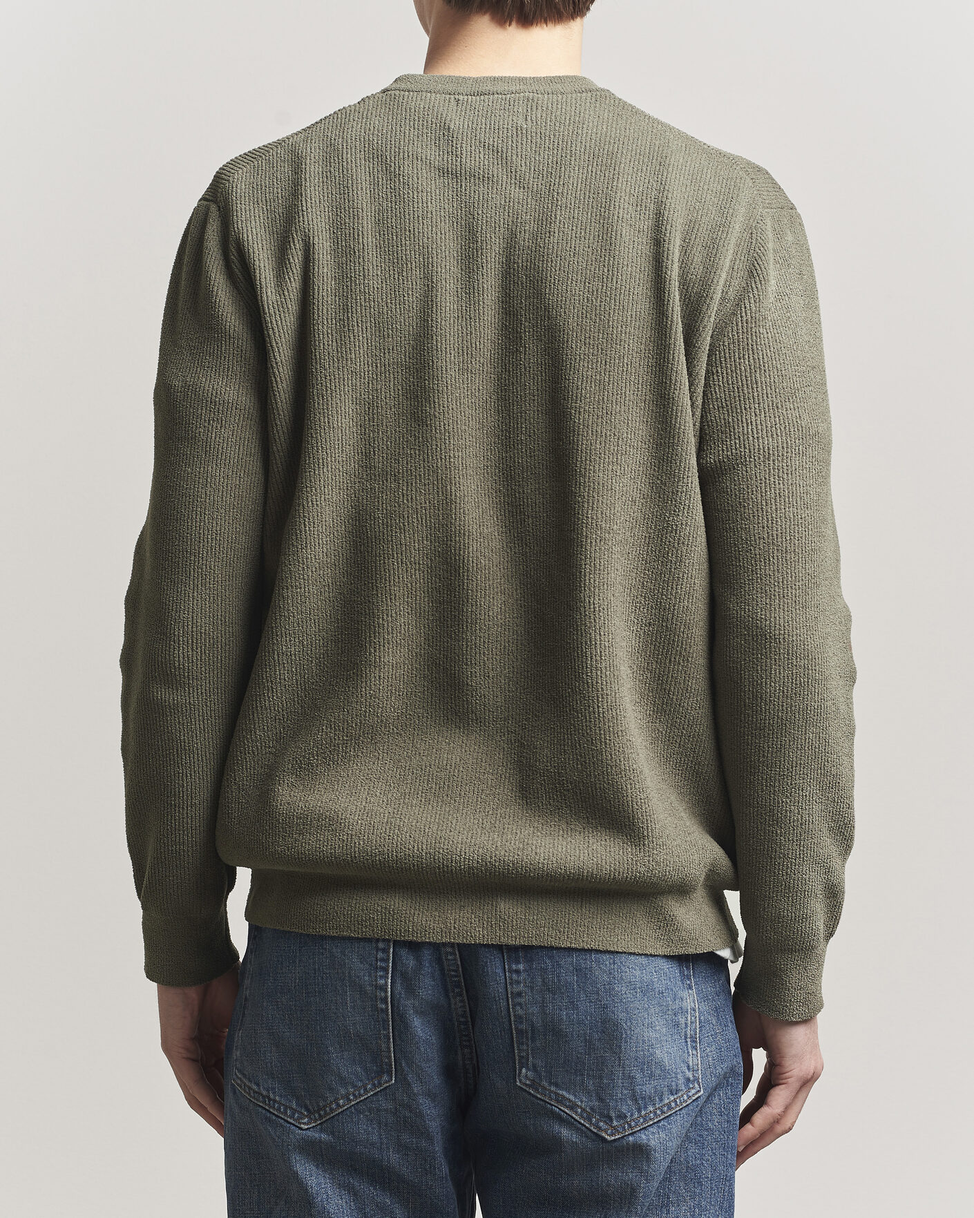 Heren | Truien | NN07 | Danny Knitted Sweater Capers Green