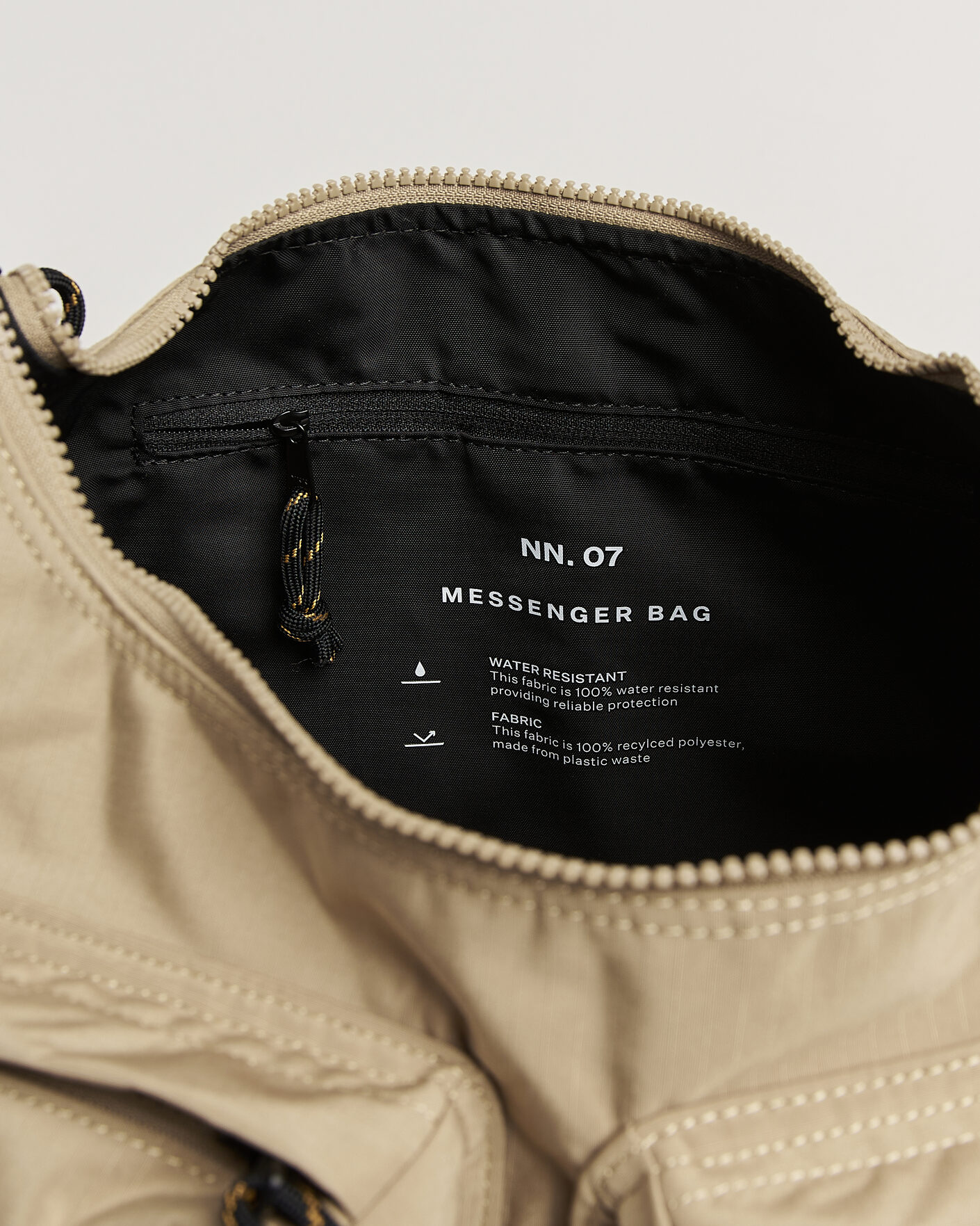 Heren | Tassen | NN07 | Nylon Ripstop Messenger Bag Desert Khaki