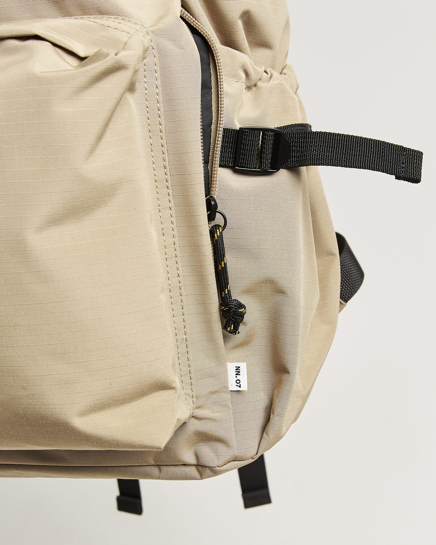 Heren | Tassen | NN07 | Nylon Ripstop Rolltop Backpack Desert Khaki