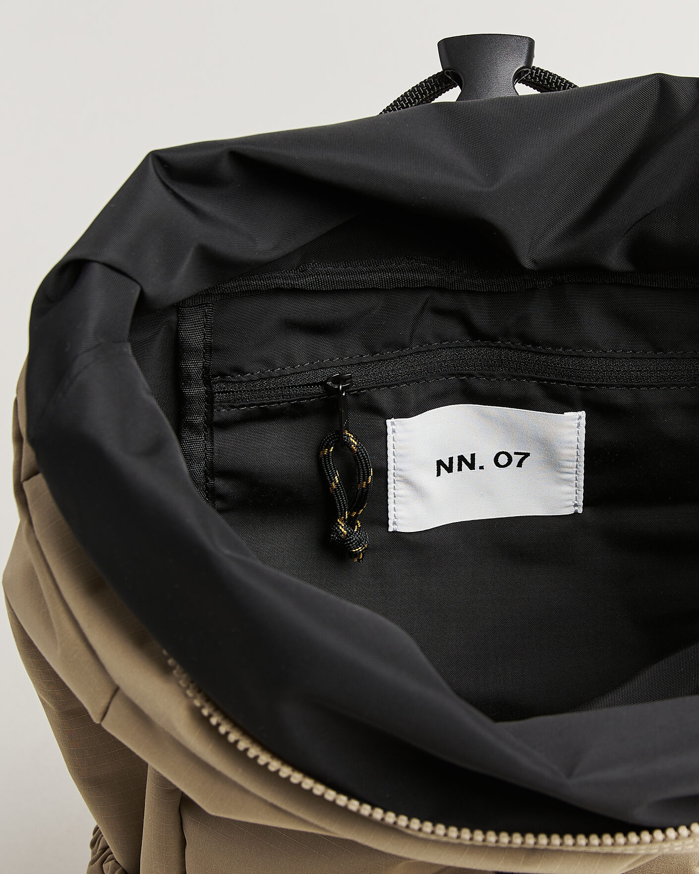 Heren | Tassen | NN07 | Nylon Ripstop Rolltop Backpack Desert Khaki