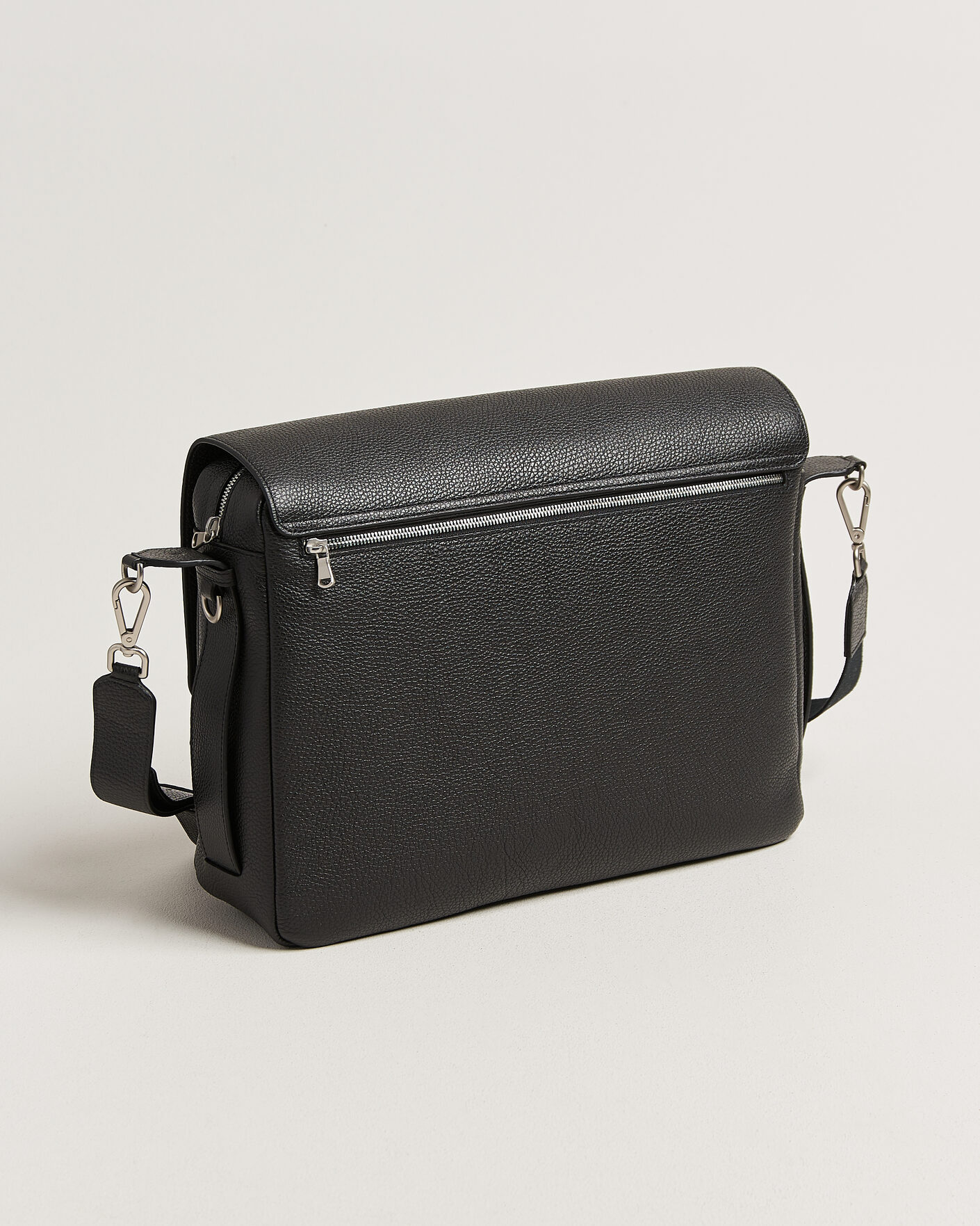 Heren | Tassen | NN07 | Port Satchel Grained Leather Briefcase Black