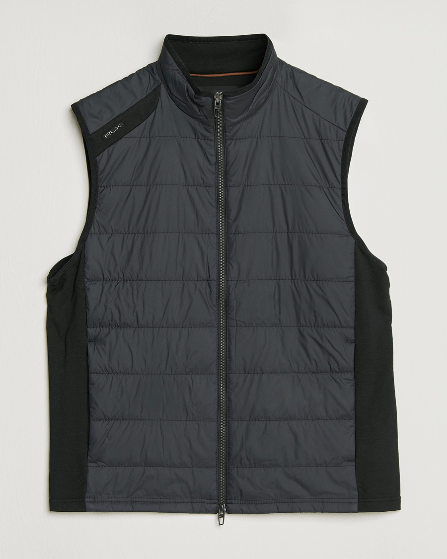 Heren | Gilets | RLX Ralph Lauren | Performance Wool Vest Polo Black