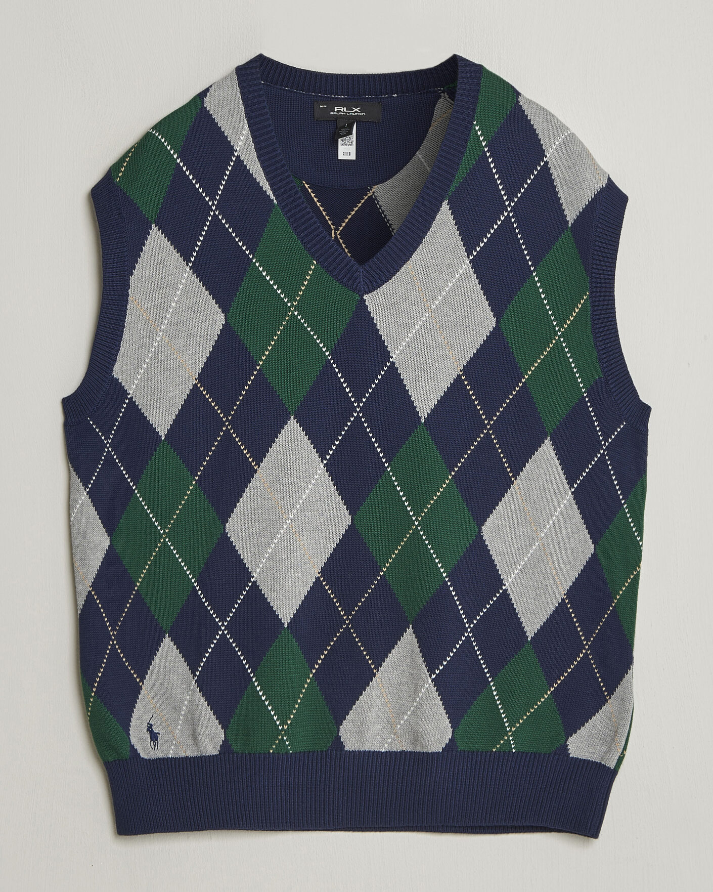 Heren | Golfkleding | RLX Ralph Lauren | Cotton Coolmax Vest Argyle Multi