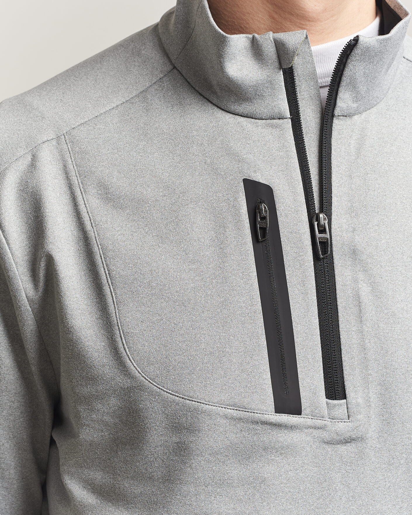 Heren | Golfkleding | RLX Ralph Lauren | Luxury Jersey Half Zip Andover Heather