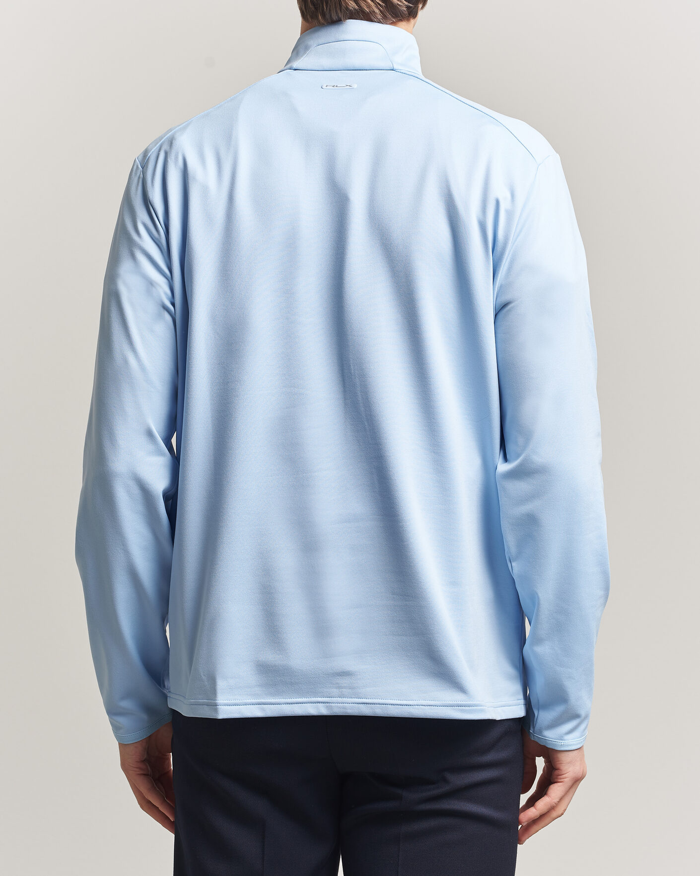 Heren | Golfkleding | RLX Ralph Lauren | Luxury Jersey Half Zip Office Blue