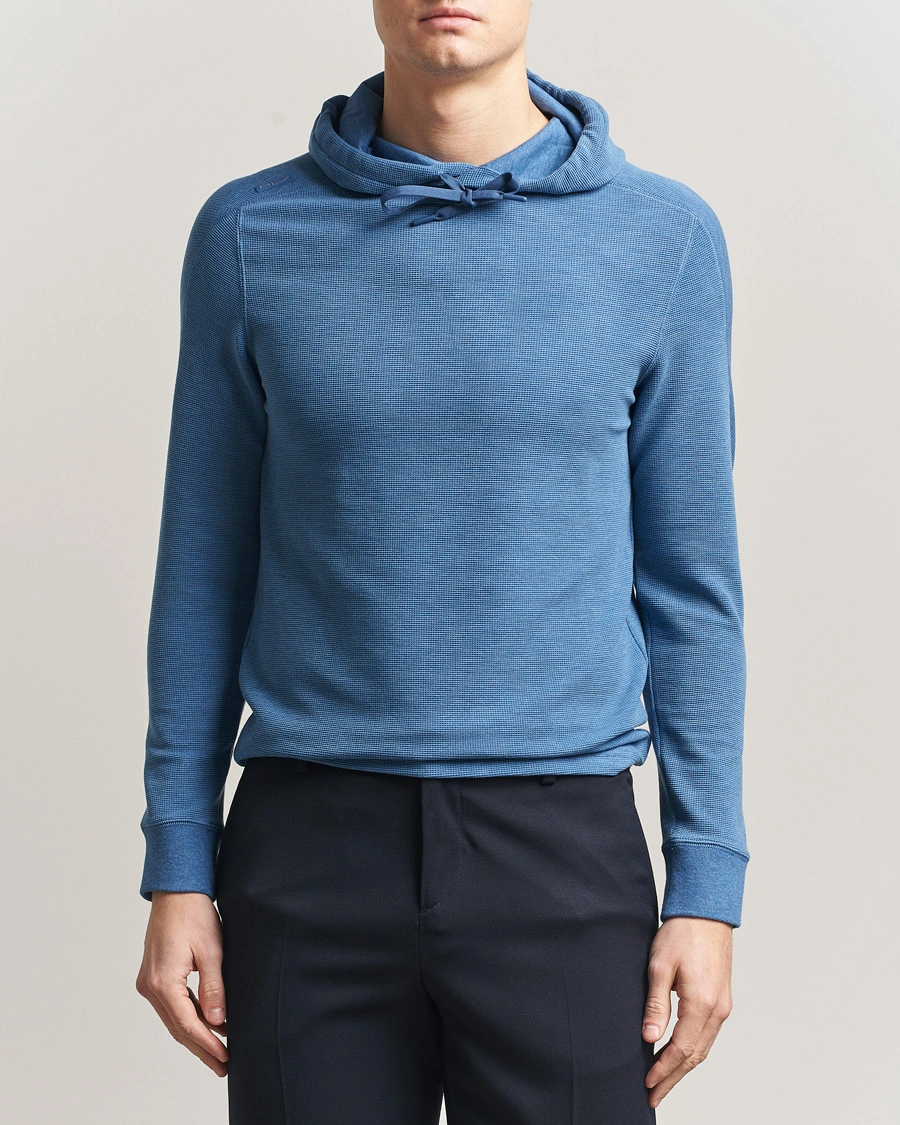 Heren | Truien | RLX Ralph Lauren | Tech Waffle Hoodie Fog Blue Heather