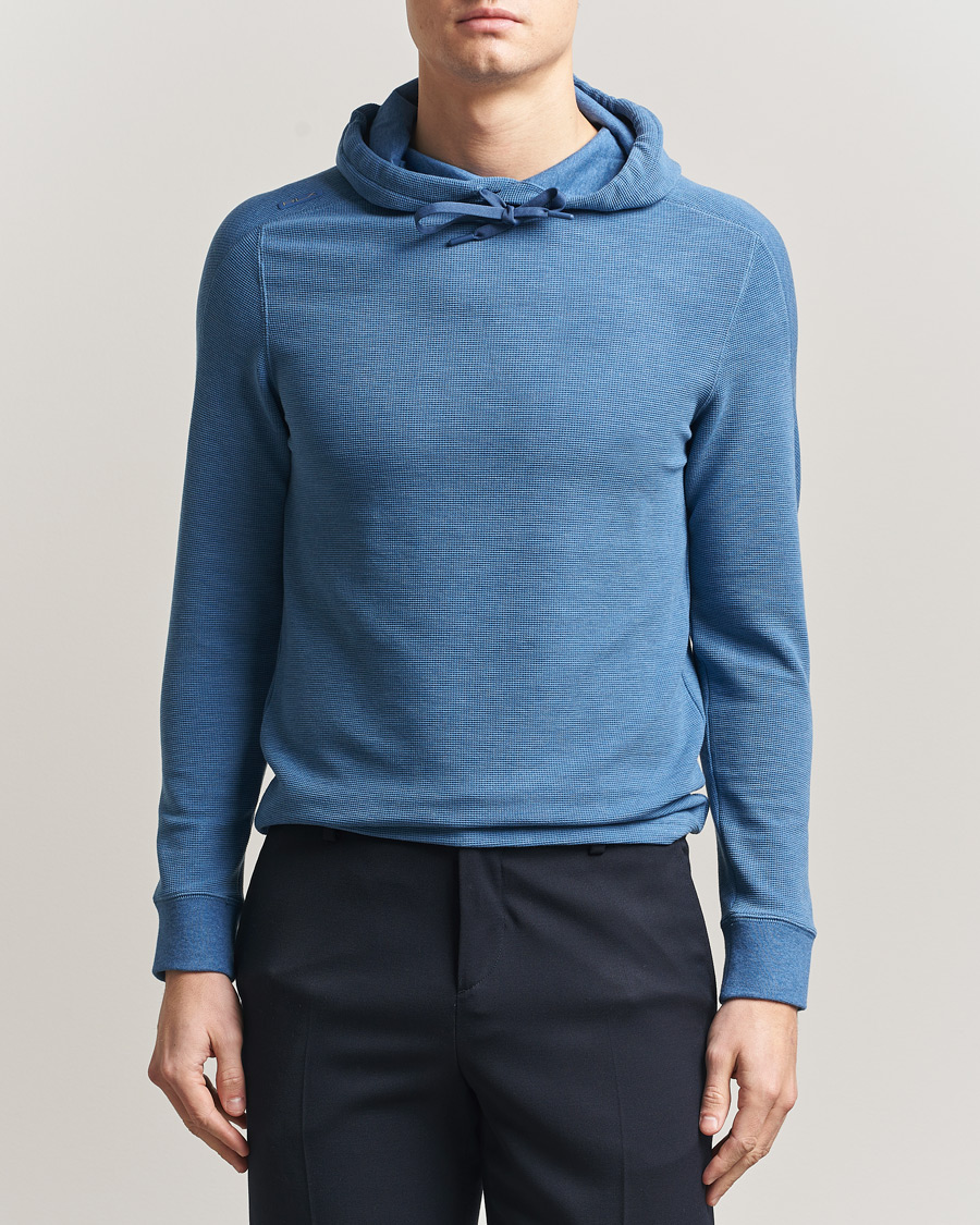 Heren | Truien | RLX Ralph Lauren | Tech Waffle Hoodie Fog Blue Heather