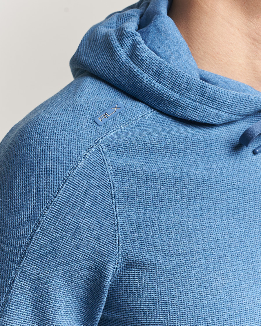 Heren | Truien | RLX Ralph Lauren | Tech Waffle Hoodie Fog Blue Heather