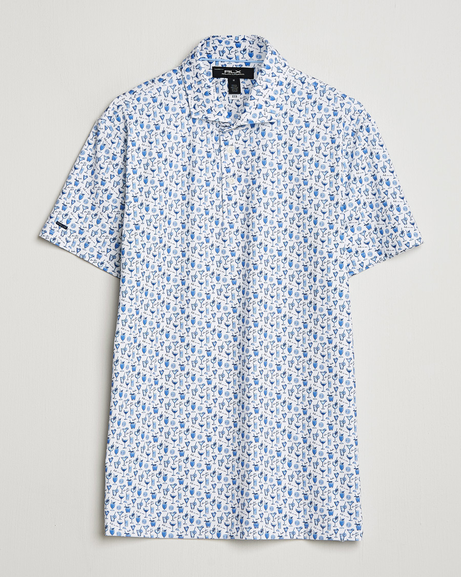 Heren | Polo's | RLX Ralph Lauren | Airflow Polo Printed Ceramic White Chin