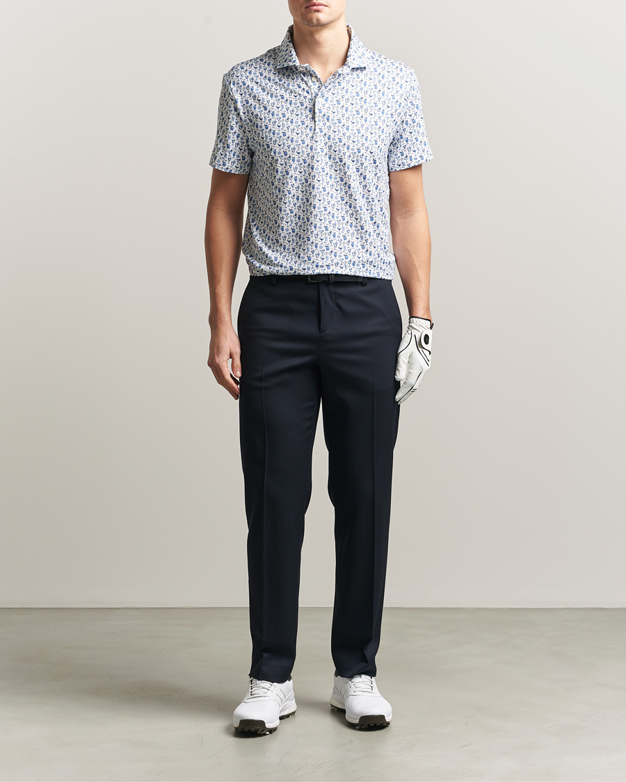 Heren | Polo's | RLX Ralph Lauren | Airflow Polo Printed Ceramic White Chin