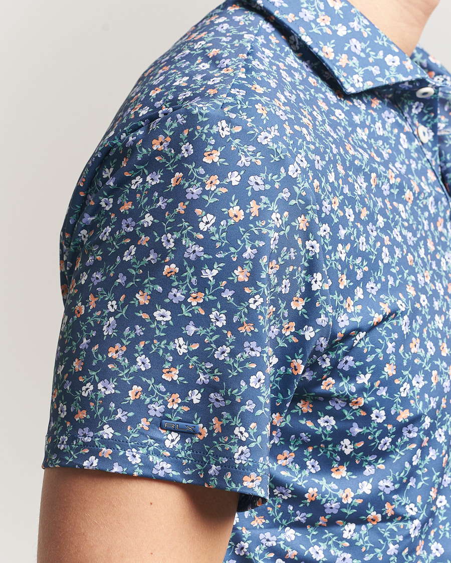 Heren | Polo's | RLX Ralph Lauren | Airflow Polo Printed Old Royal Mini Floral