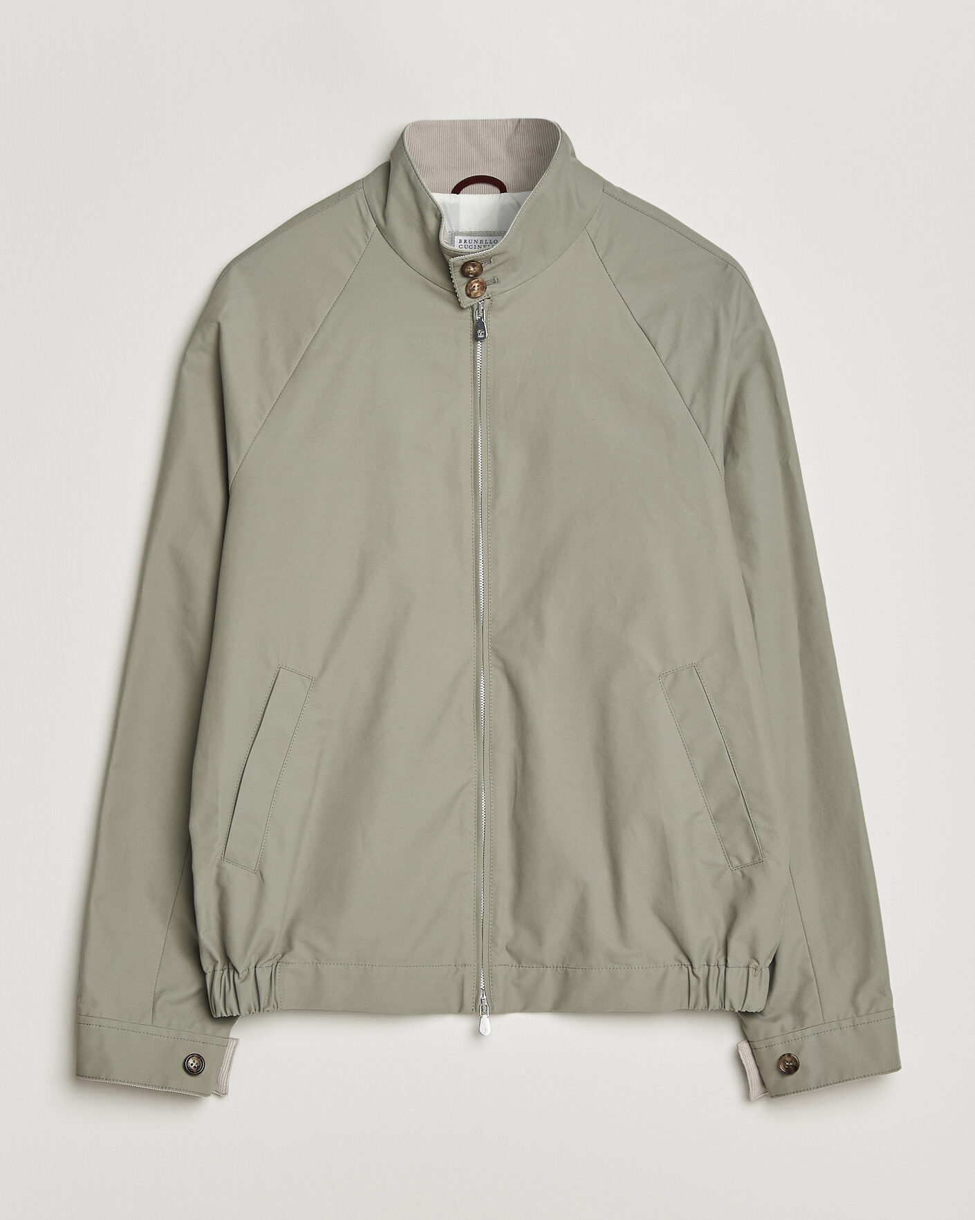 Heren | Jassen | Brunello Cucinelli | Raglan Harrington Jacket Olive