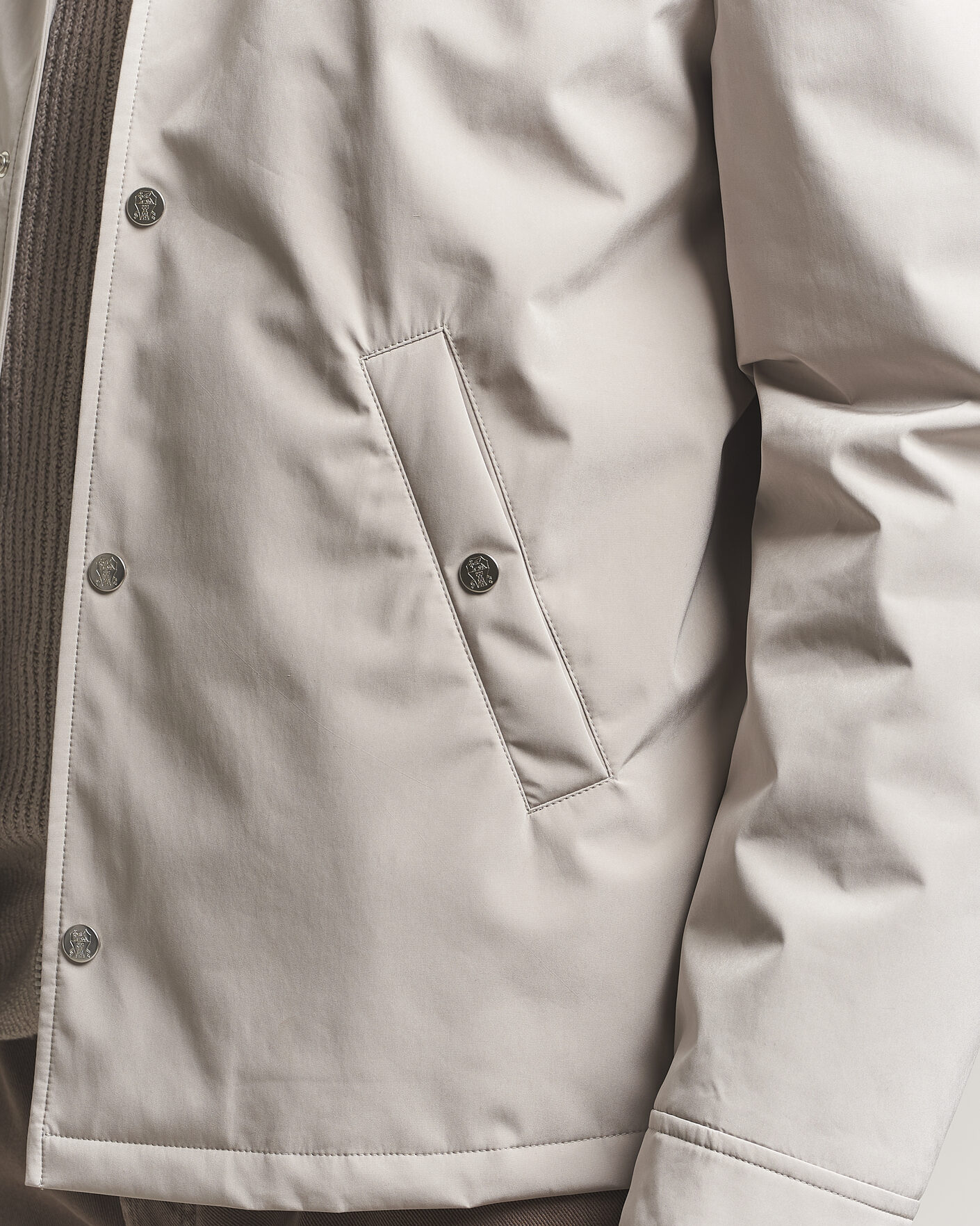 Heren | Jassen | Brunello Cucinelli | Nylon Padded Jacket Beige