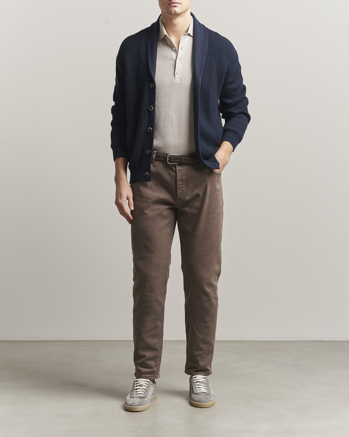 Heren | Broeken | Brunello Cucinelli | Traditional Fit Bull Denim Pants Dark Brown