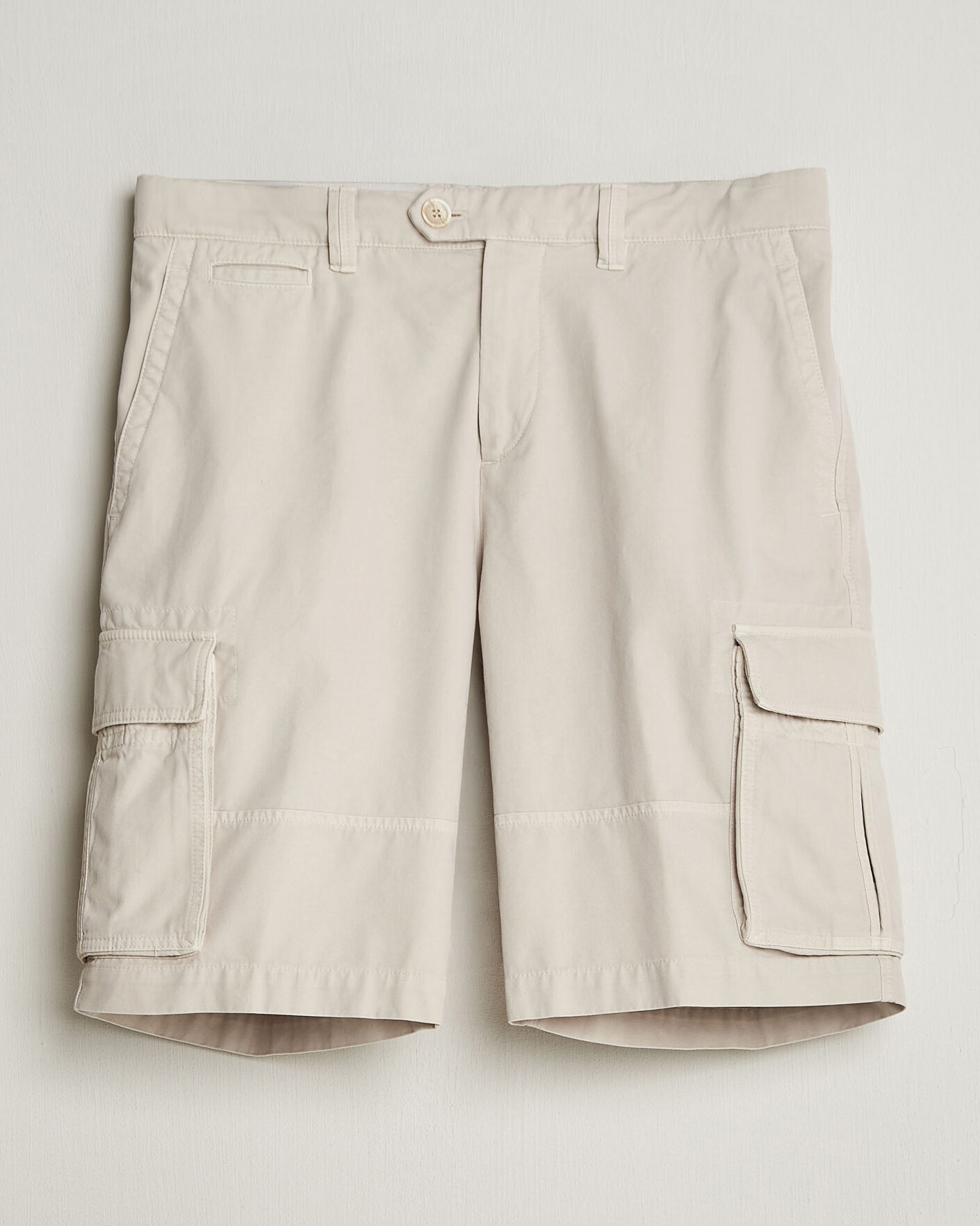 Heren | Korte broek | Brunello Cucinelli | Cotton Cargo Shorts Light Beige
