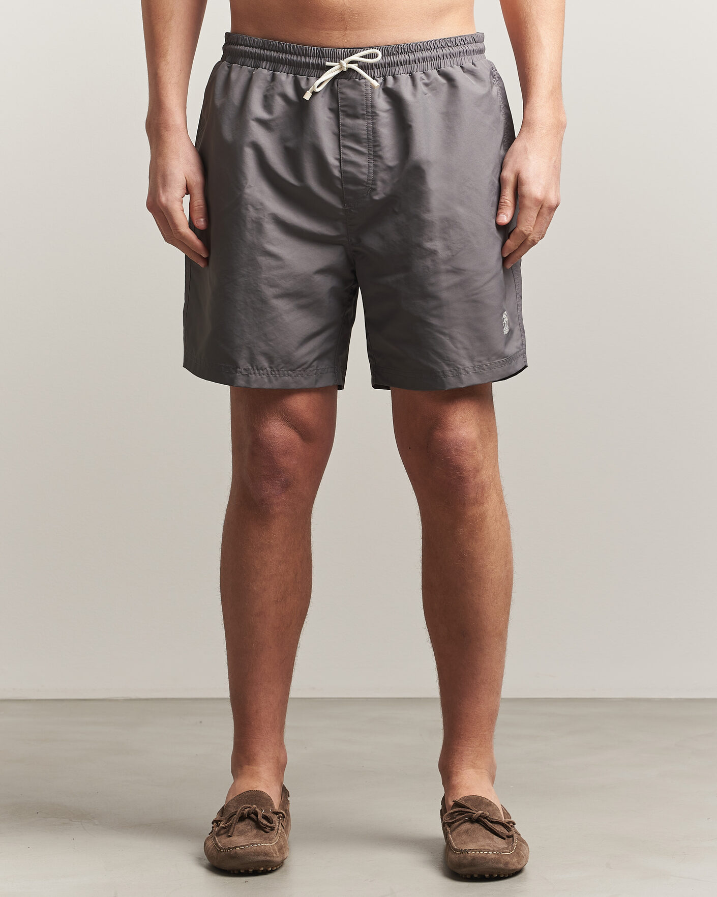 Heren | Zwembroek | Brunello Cucinelli | Nylon Swim Trunks Grey