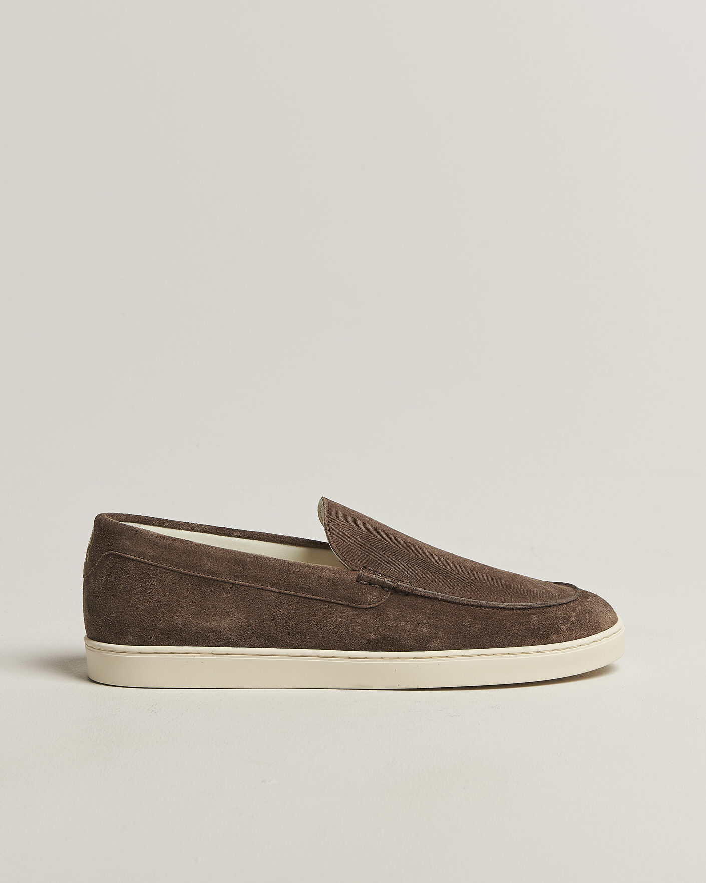 Heren | Instappers | Brunello Cucinelli | Moccasin Shoes Dark Brown Suede