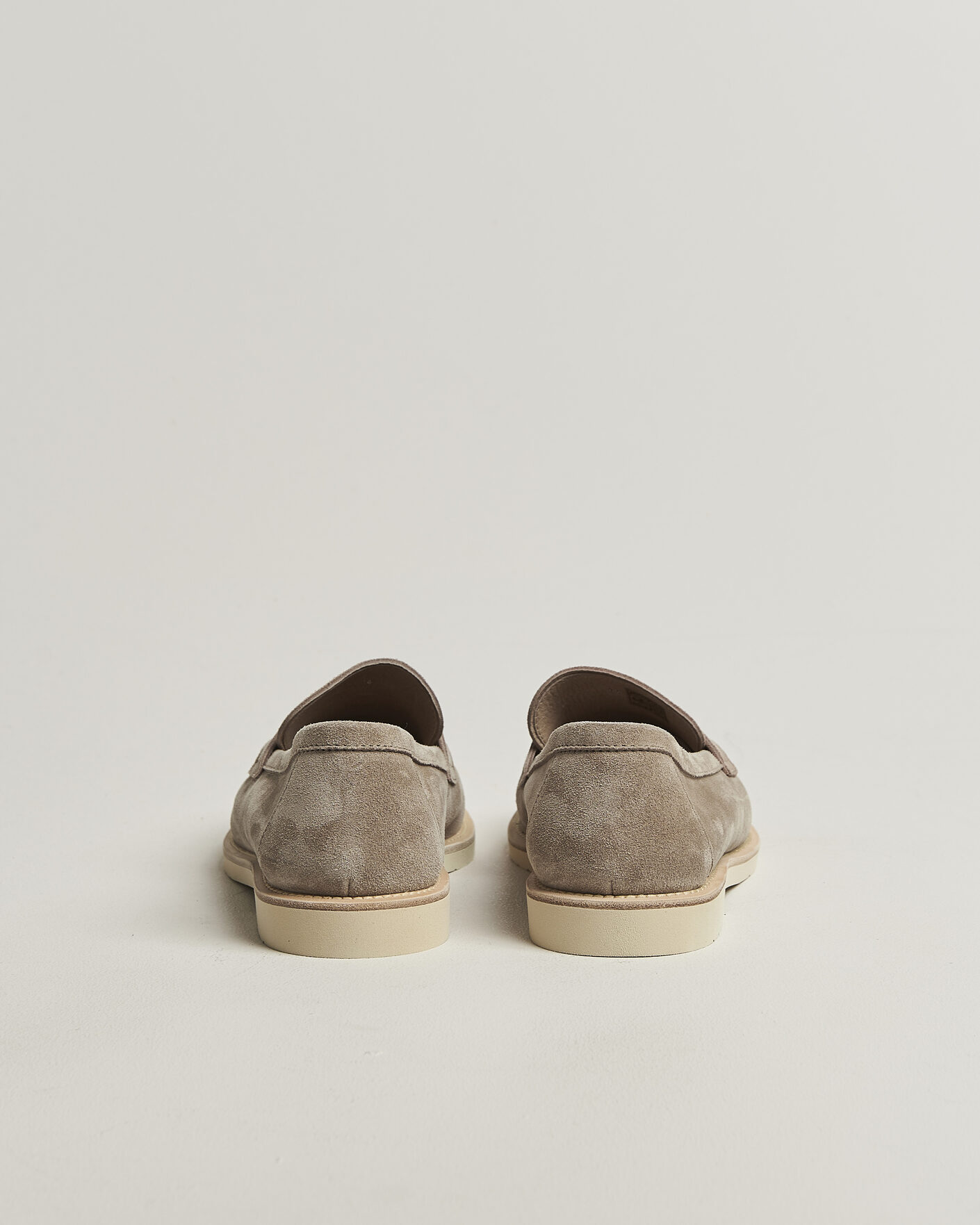Heren | Instappers | Brunello Cucinelli | Light Penny Loafers Beige Suede