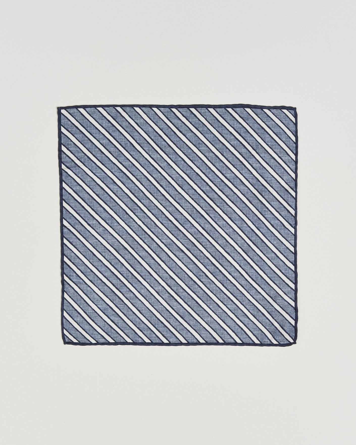 Heren | Pochets | Brunello Cucinelli | Striped Pocket Square Blue