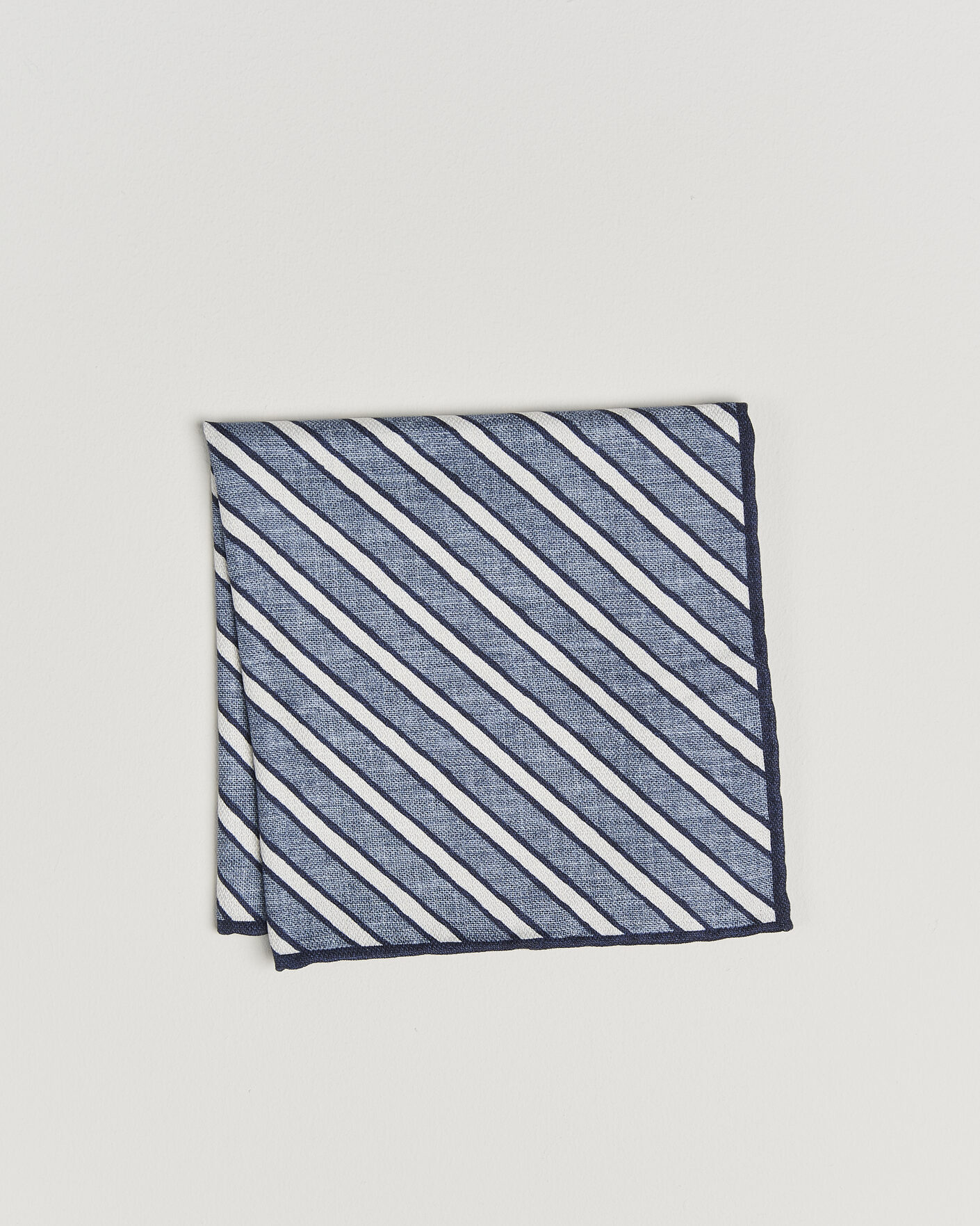 Heren | Pochets | Brunello Cucinelli | Striped Pocket Square Blue