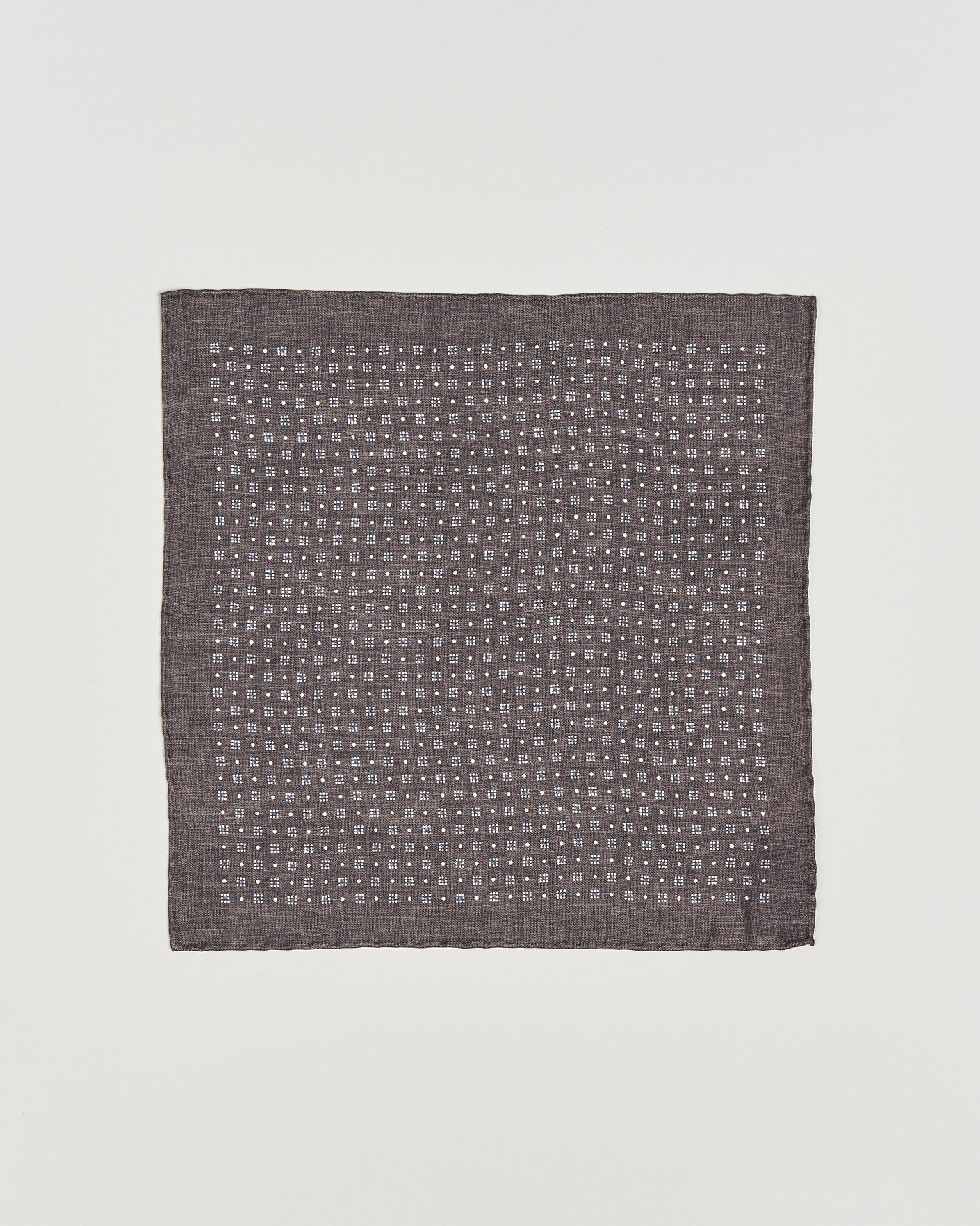 Heren | Pochets | Brunello Cucinelli | Printed Silk Pocket Square Brown