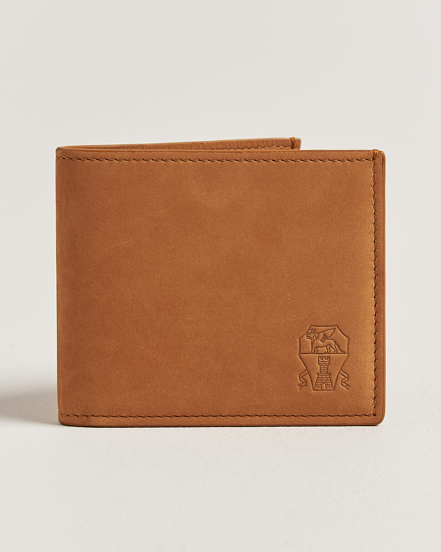 Heren | Portemonnees | Brunello Cucinelli | Nubuck Leather Wallet Cognac