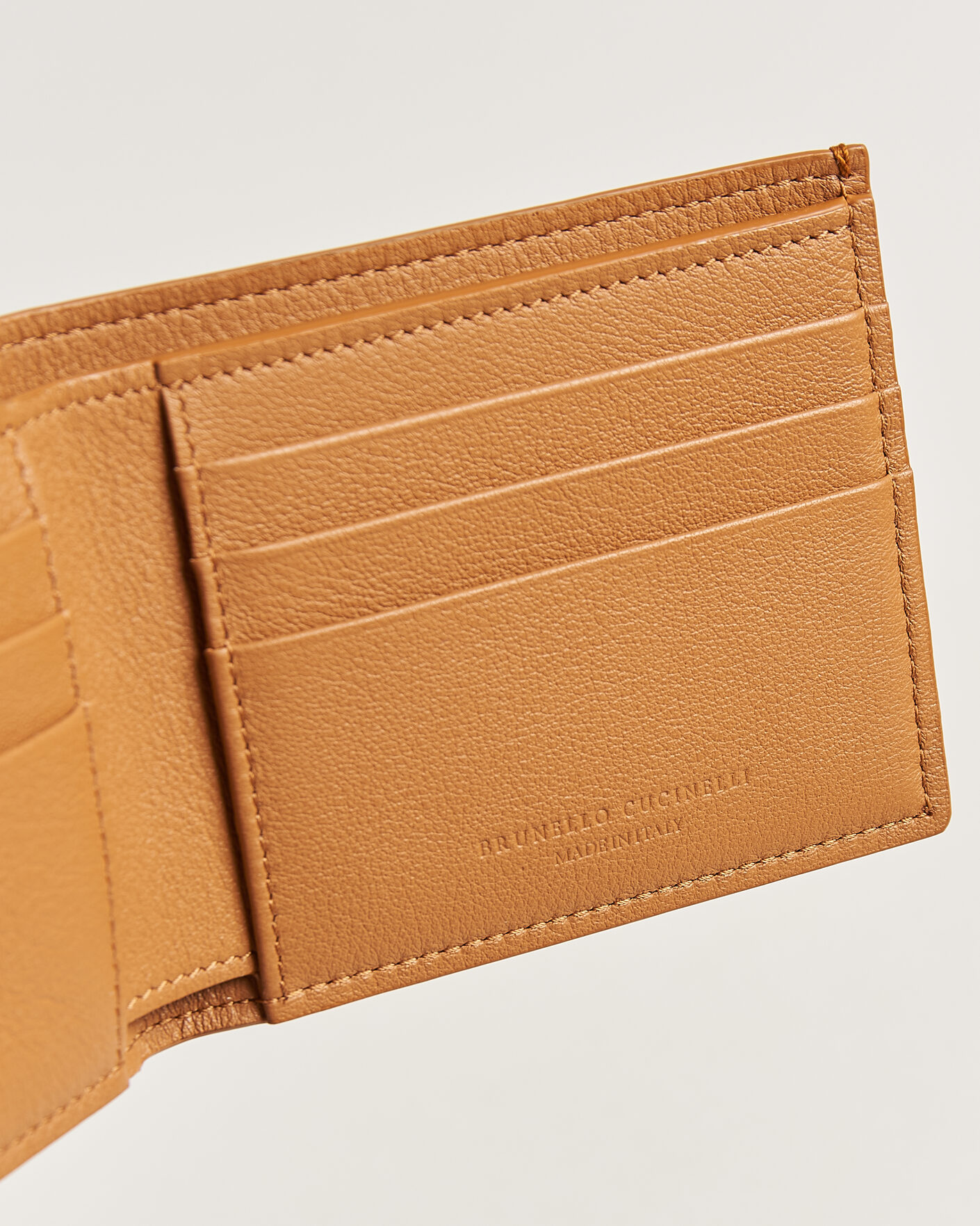 Heren | Portemonnees | Brunello Cucinelli | Nubuck Leather Wallet Cognac