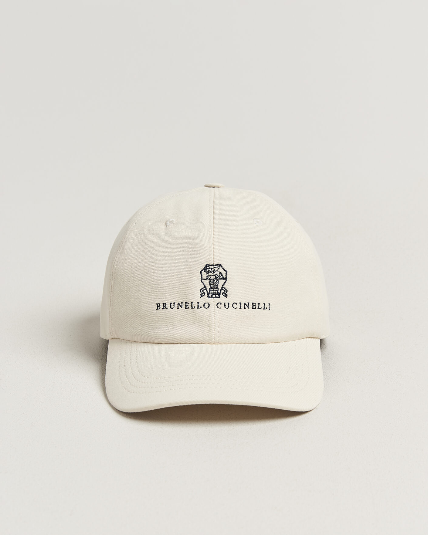 Heren | Hoeden en petten | Brunello Cucinelli | Twill Cotton Baseball Cap Off White