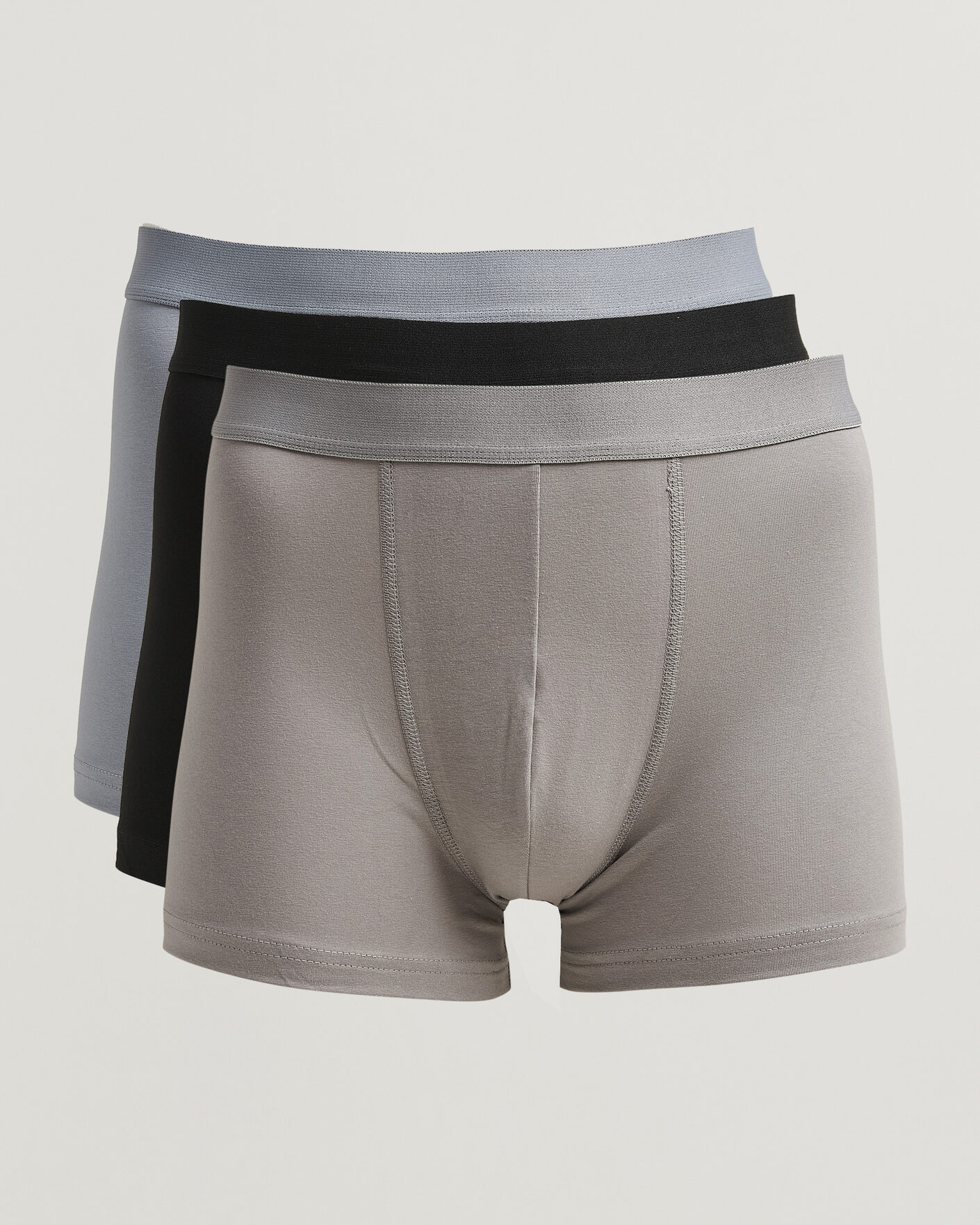 Heren | Ondergoed | Bread & Boxers | 3-Pack Boxer Brief Blue/Grey/Black