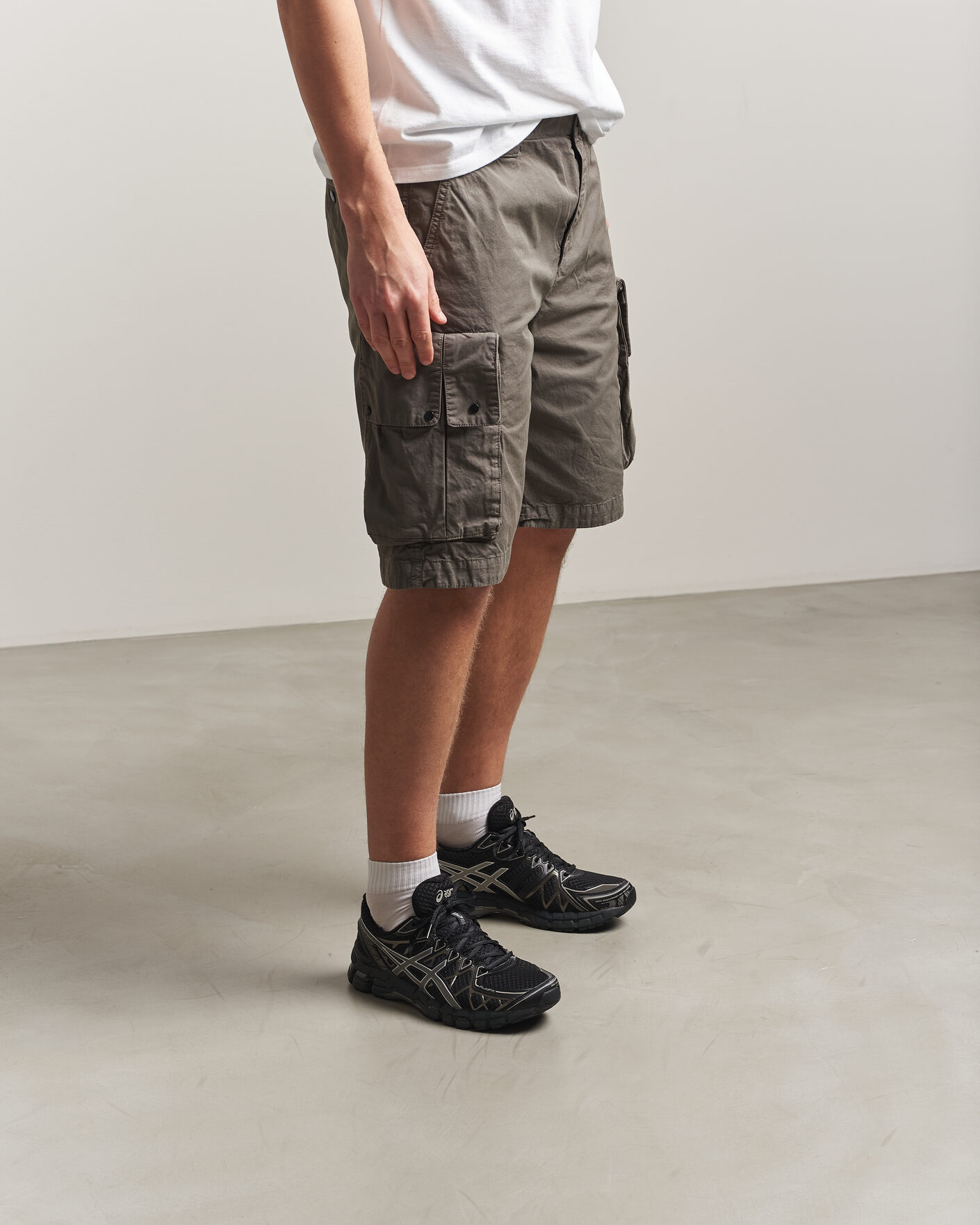 Heren | Sneakers | Asics | Gel-Kayano 20 Black/Clay Grey