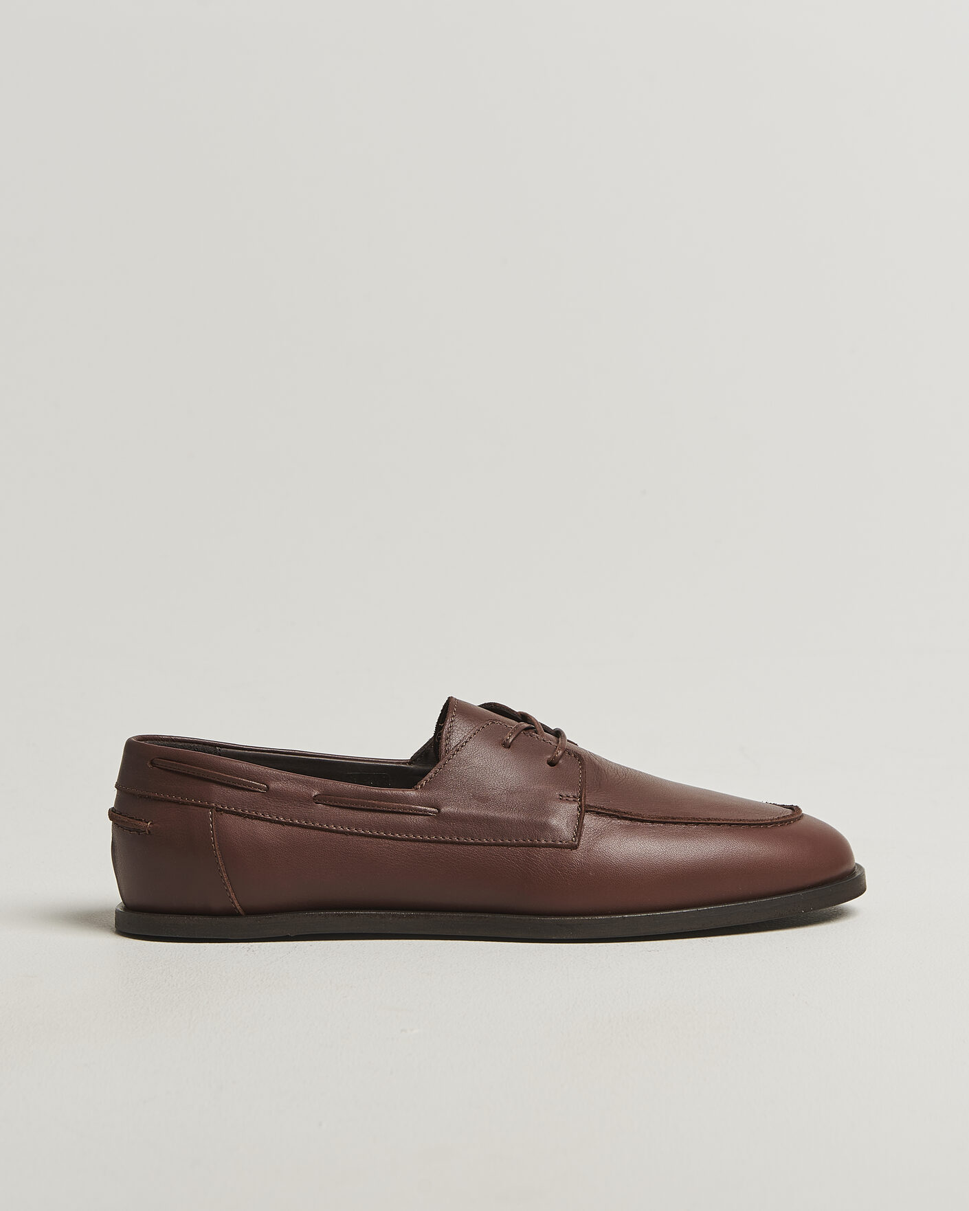 Heren | Bootschoenen | Lardini | Orfeo Leather Boat Shoe Brown
