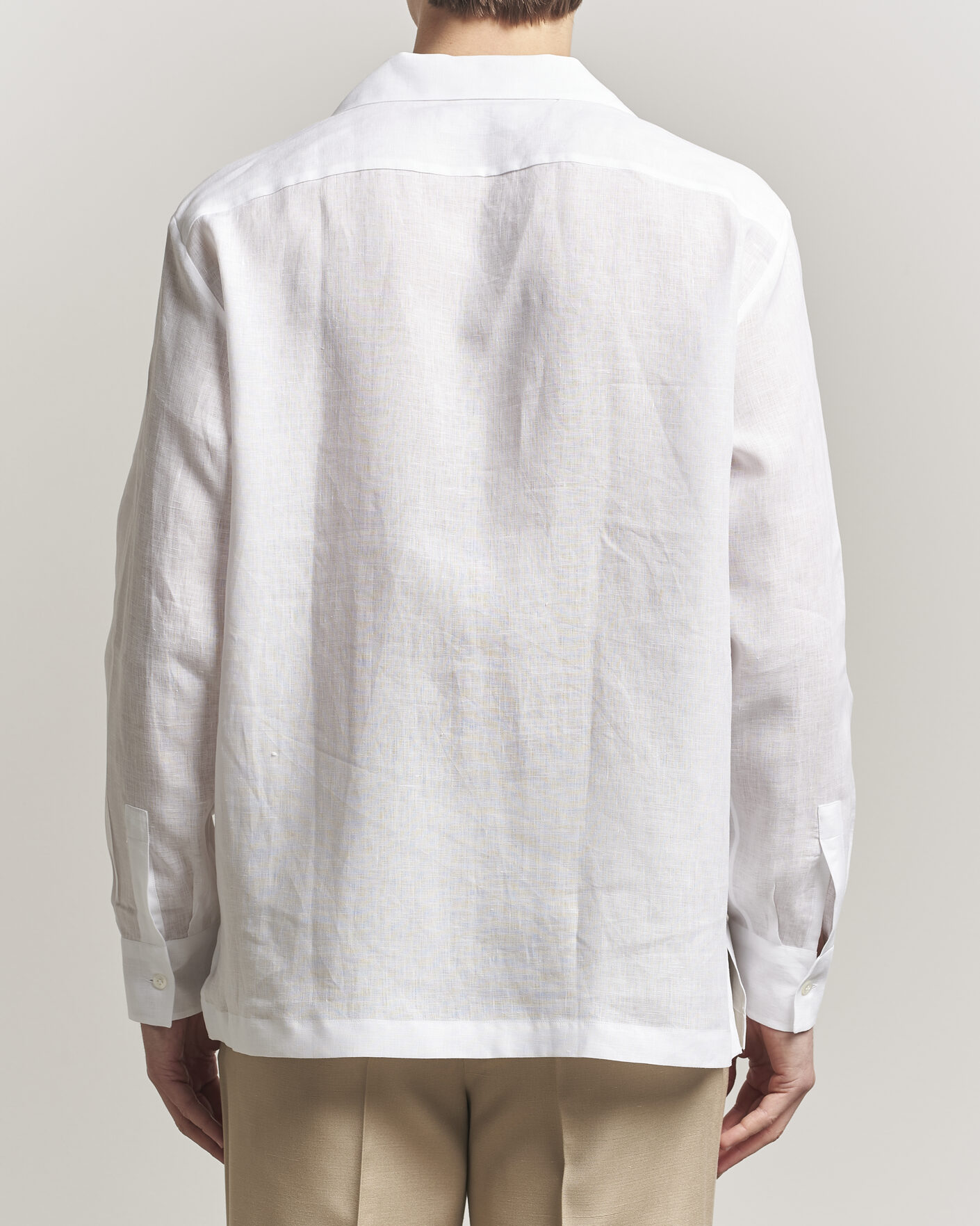 Heren | Overhemden | Lardini | Paul Linen Resort Shirt White