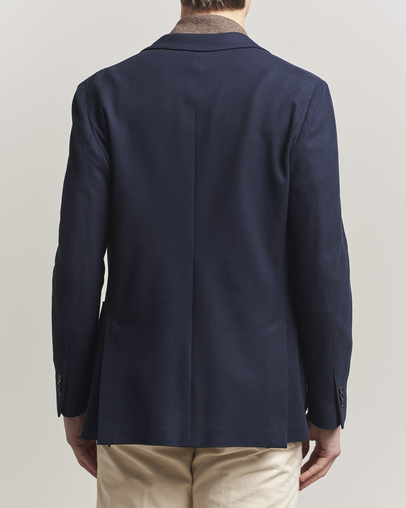 Heren | Blazers | Lardini | Loro Piana Jersey Piquet Cotton Blazer Navy