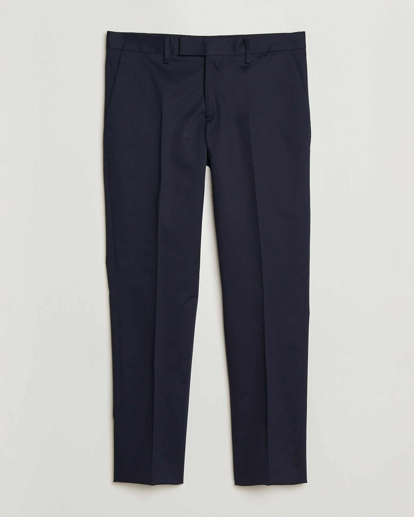 Heren | Broeken | Lardini | Lyon Cotton Twill Stretch Trousers Navy