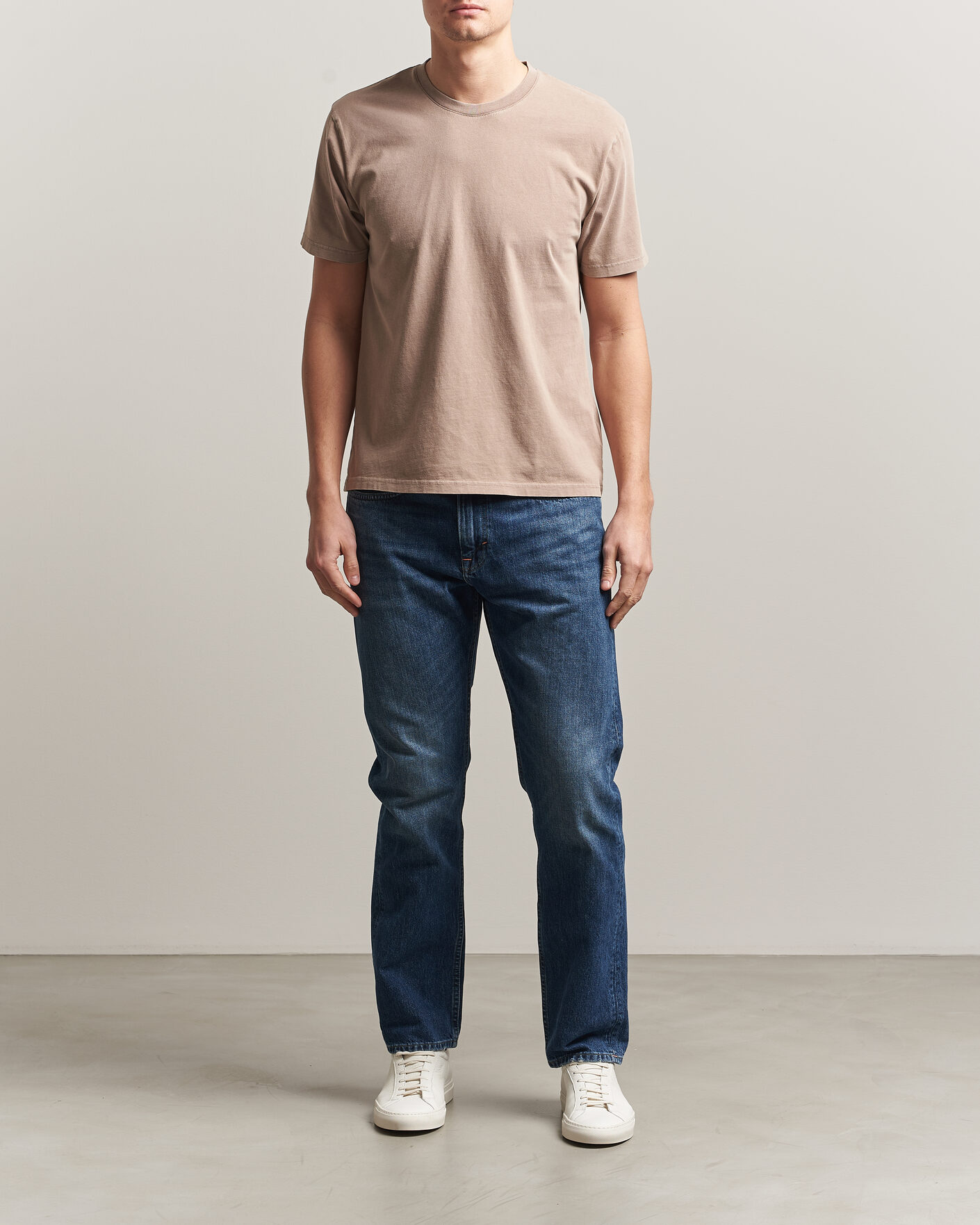 Heren | T-shirts | Colorful Standard | Classic Organic T-Shirt Faded Khaki