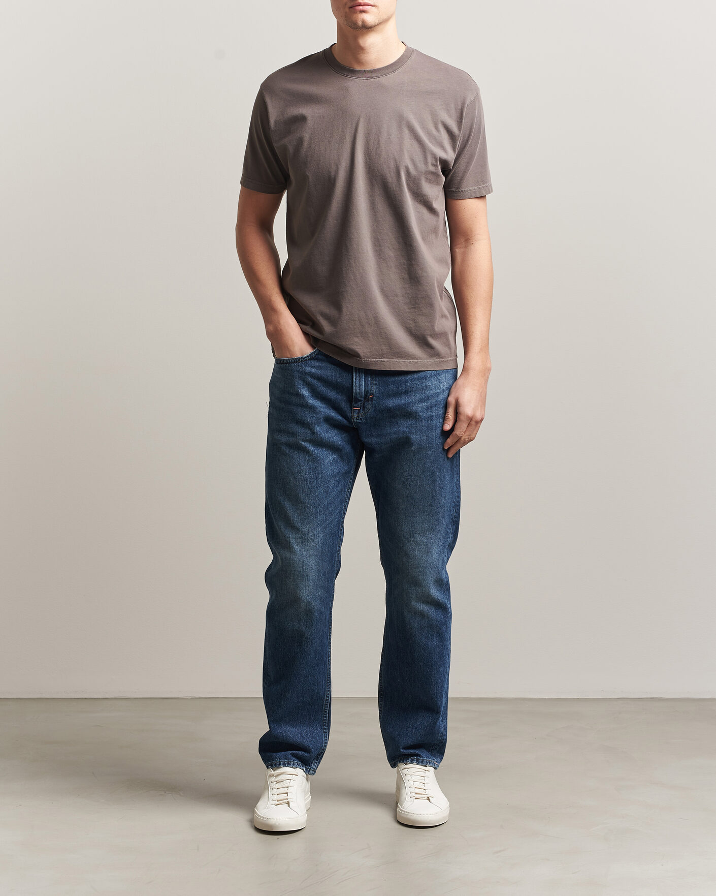 Heren | T-shirts | Colorful Standard | Classic Organic T-Shirt Faded Mud