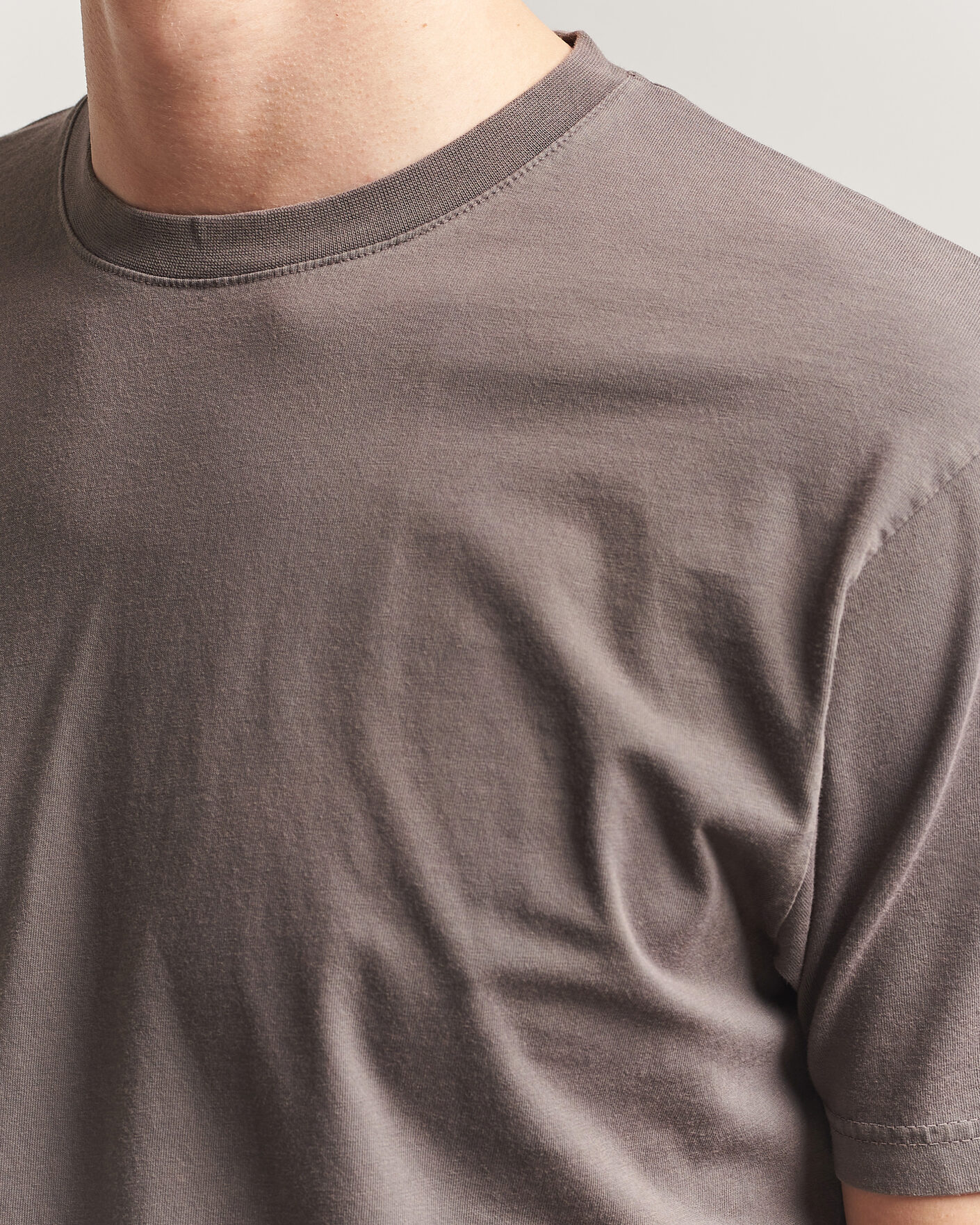 Heren | T-shirts | Colorful Standard | Classic Organic T-Shirt Faded Mud