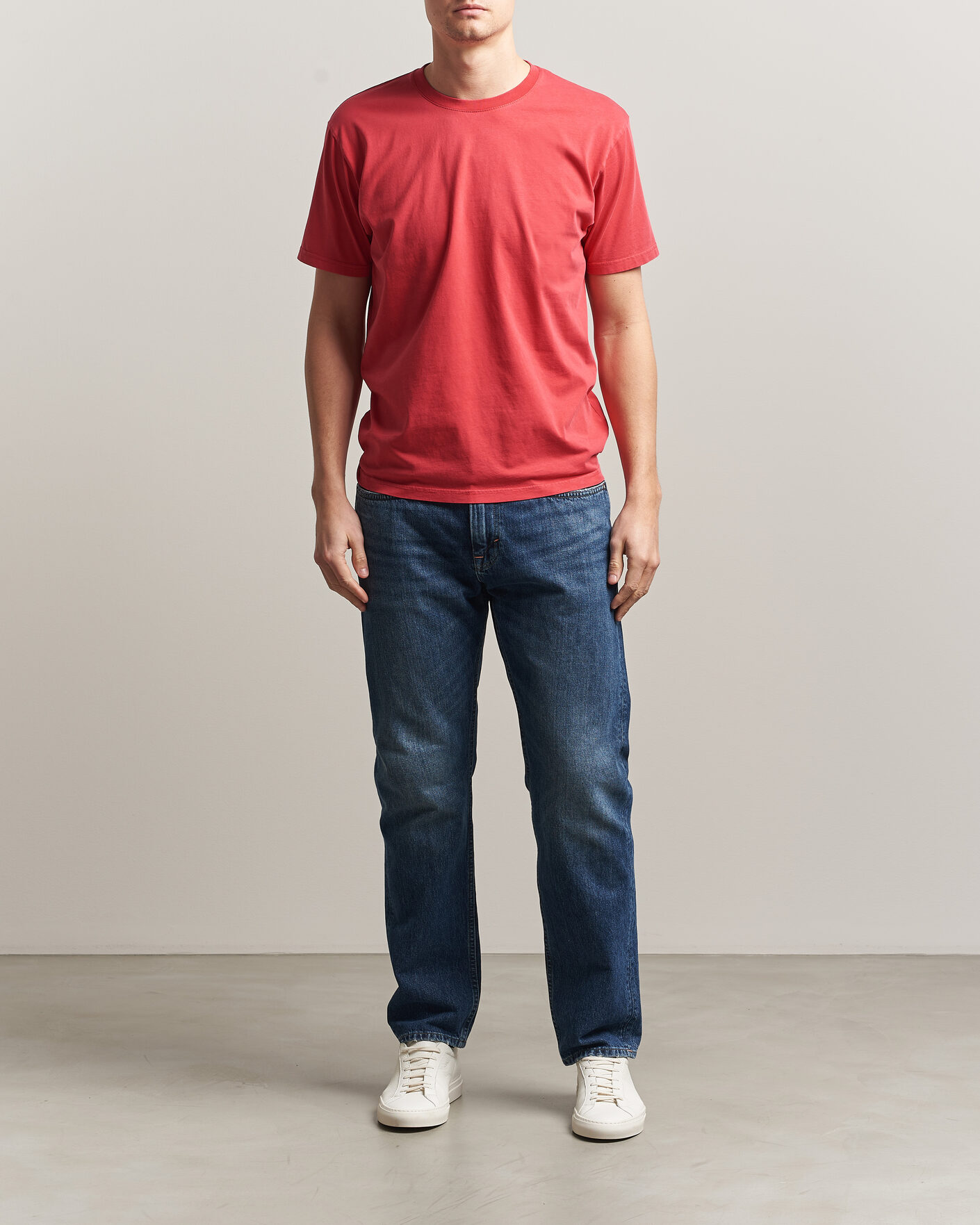 Heren | T-shirts | Colorful Standard | Classic Organic T-Shirt Faded Red