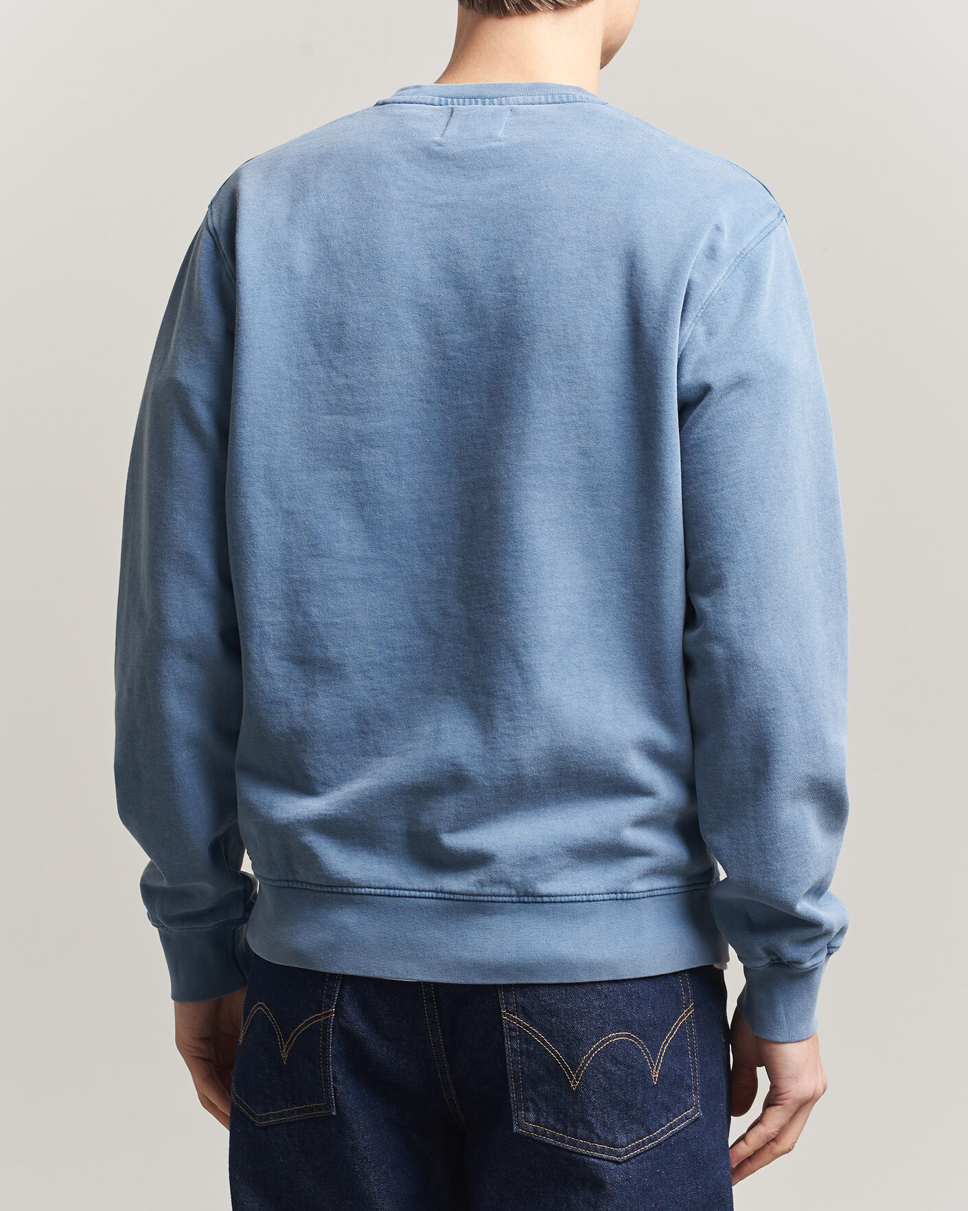 Heren | Truien | Colorful Standard | Classic Organic Crew Neck Sweat Faded Indigo