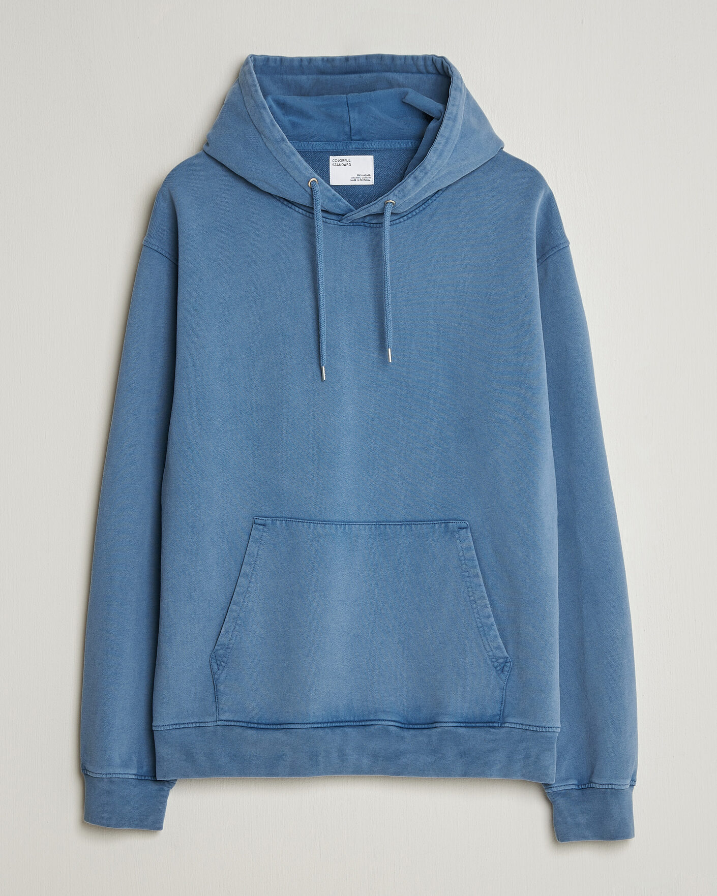 Heren | Truien | Colorful Standard | Classic Organic Hood Faded Indigo