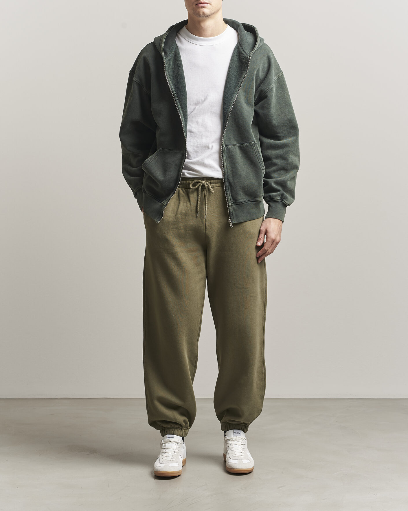 Heren | Broeken | Colorful Standard | Classic Organic Sweatpants Dusty Olive