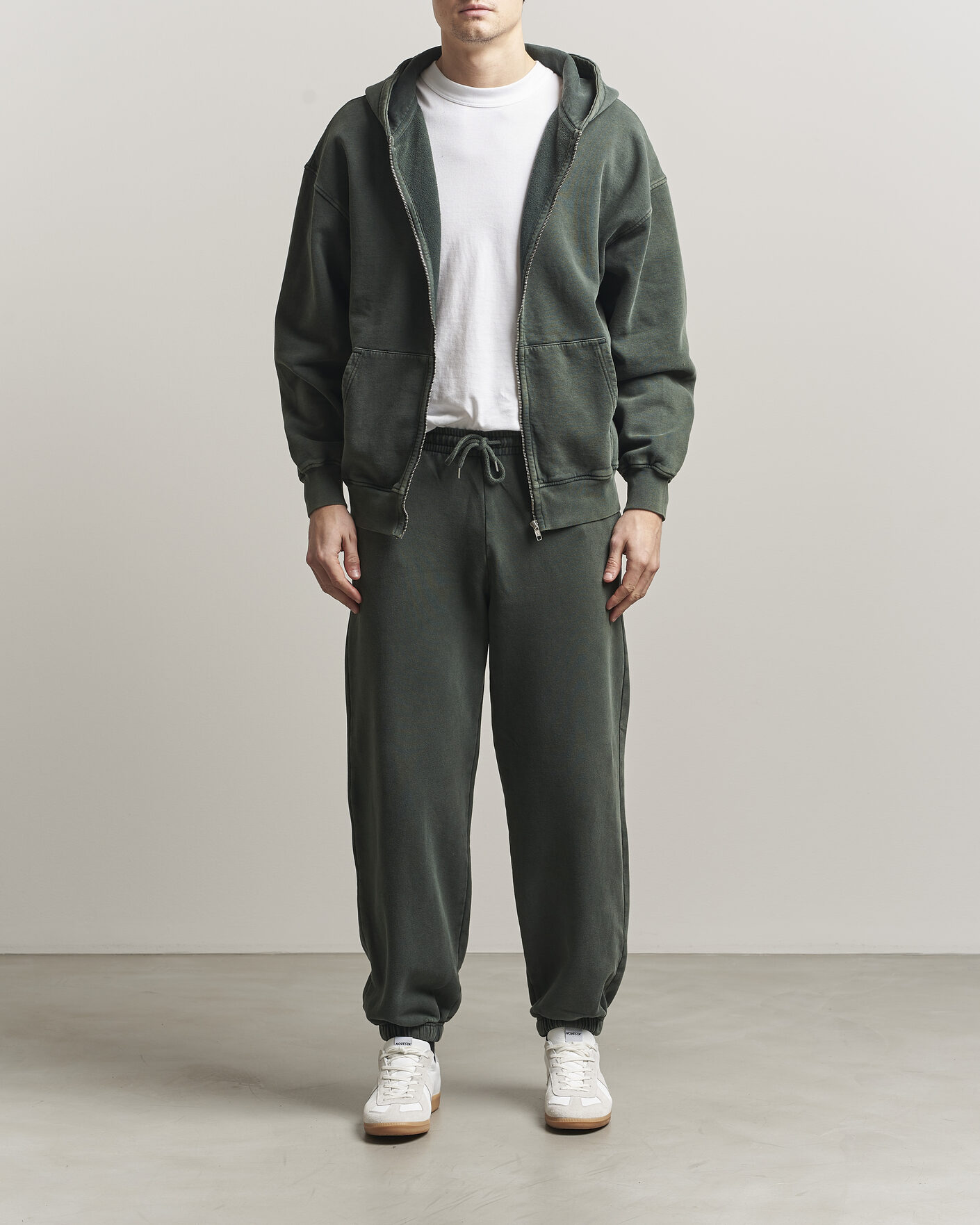 Heren | Broeken | Colorful Standard | Classic Organic Sweatpants Midnight Forest
