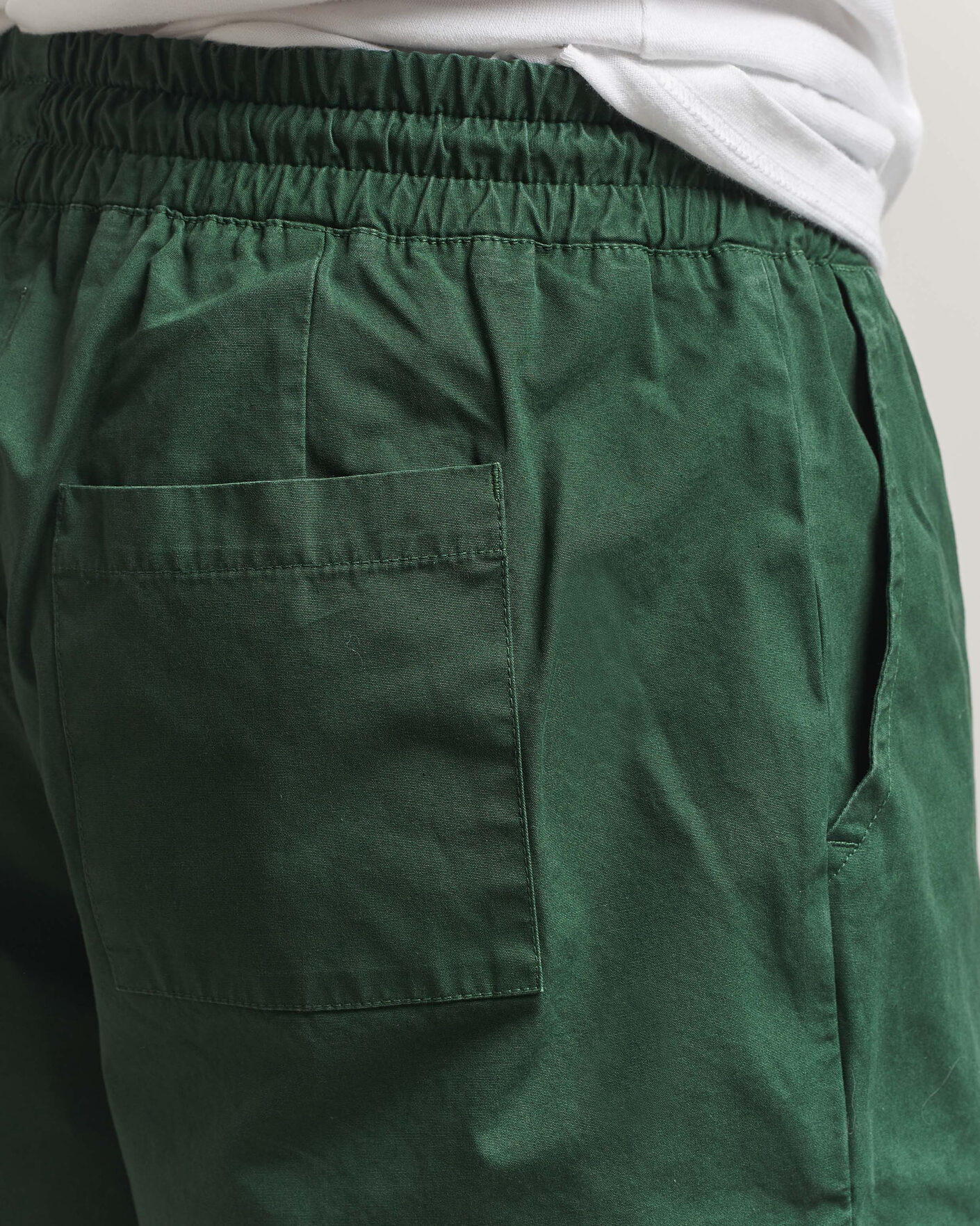 Heren | Korte broek | Colorful Standard | Classic Organic Twill Drawstring Shorts Emerald Green