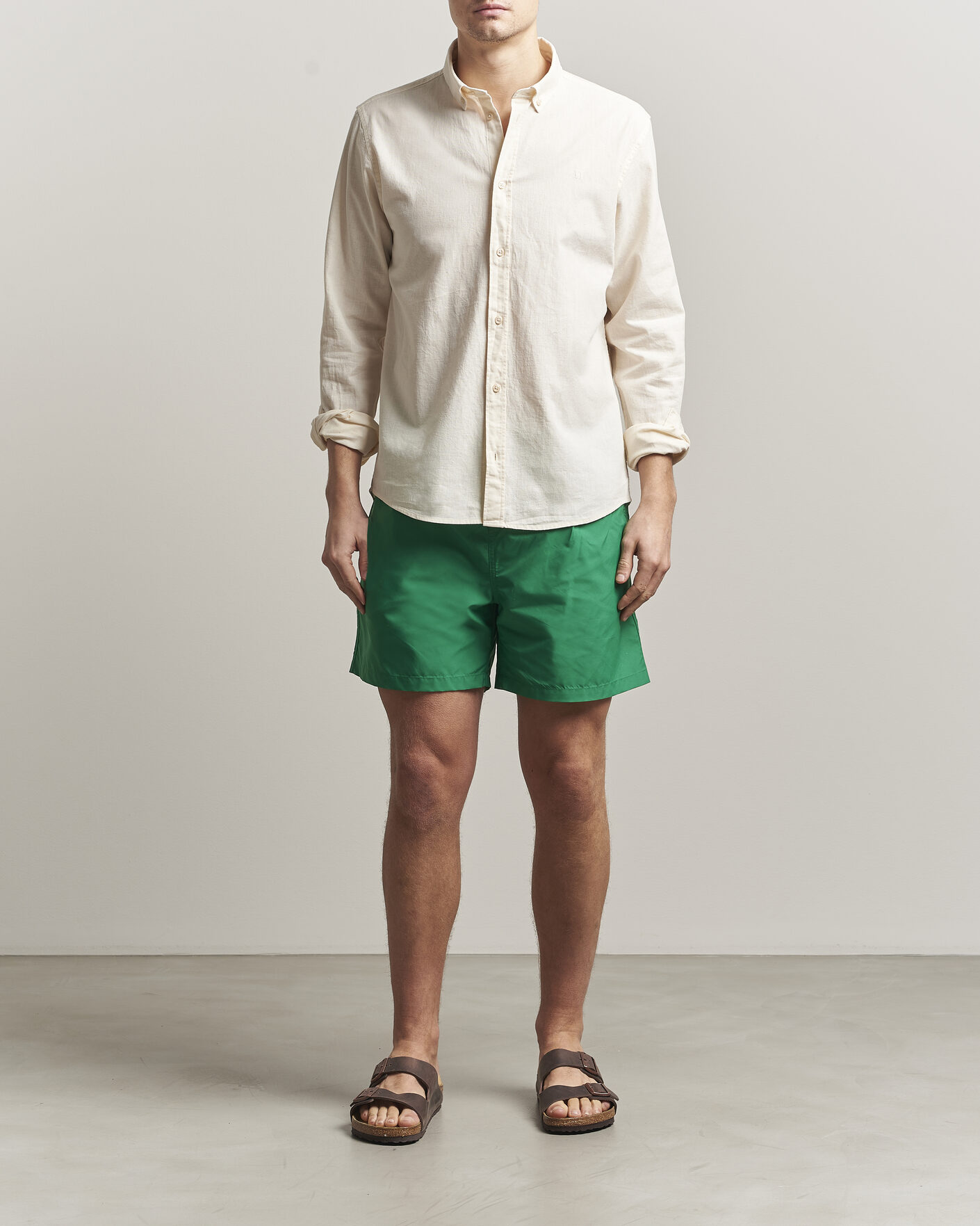 Heren | Zwembroek | Colorful Standard | Classic Organic Swim Shorts Kelly Green