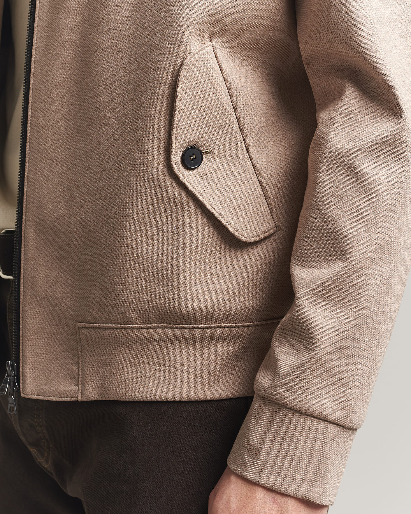 Heren | Jassen | Harris Wharf London | Loro Piana Cavalry Twill Harrington Jacket Oat