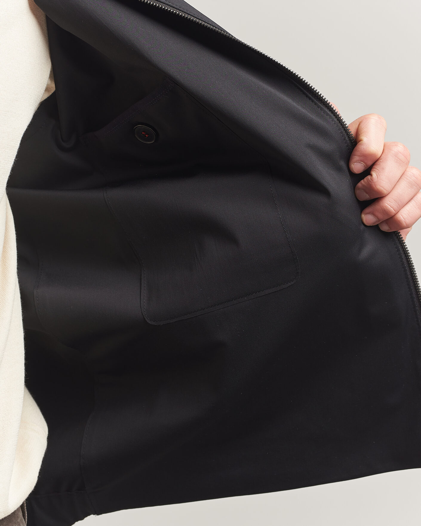 Heren | Jassen | Harris Wharf London | Light Technic Short Jacket Black