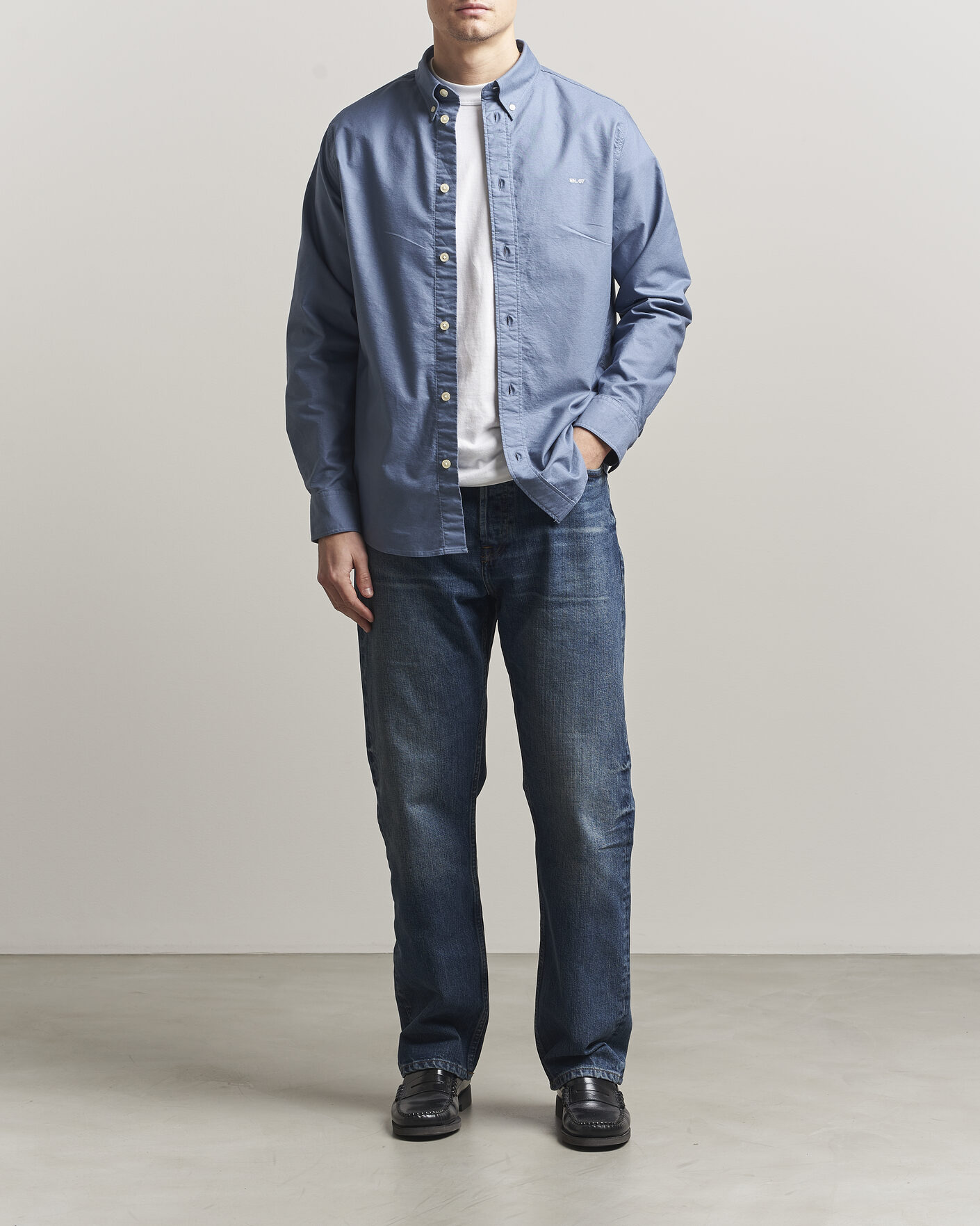 Heren | Jeans | Samsøe Samsøe | Eddie Regular Fit Jeans Nippon Blue