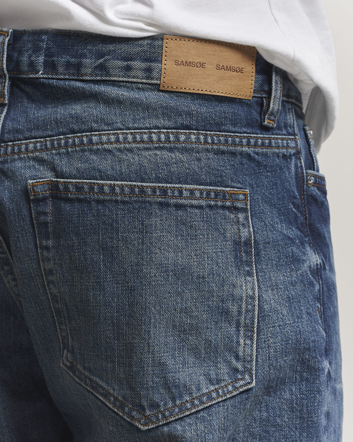 Heren | Jeans | Samsøe Samsøe | Eddie Regular Fit Jeans Nippon Blue