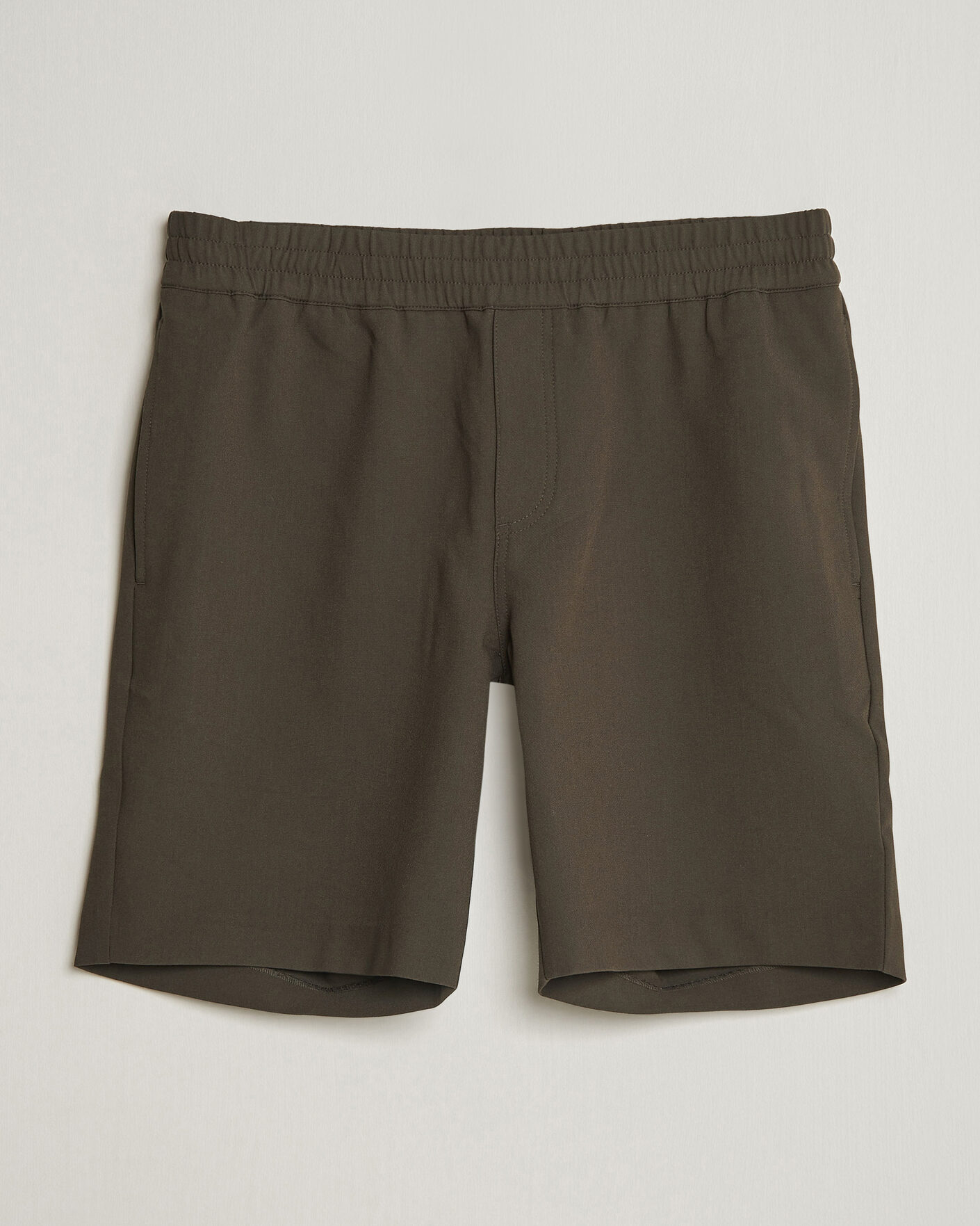 Heren | Korte broek | Samsøe Samsøe | Smith Drawstring Shorts Black Olive